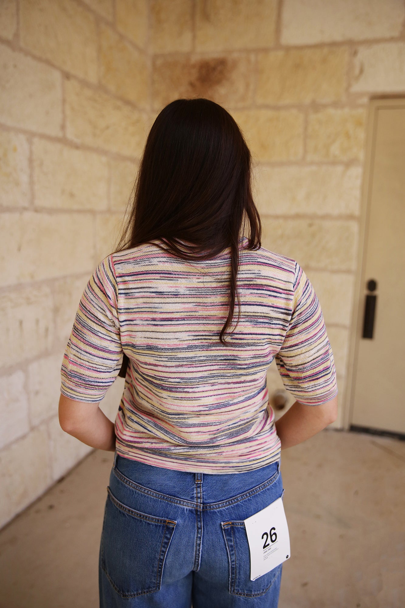 Henley Short Sleeve Fine Knit Shirt Multi Color