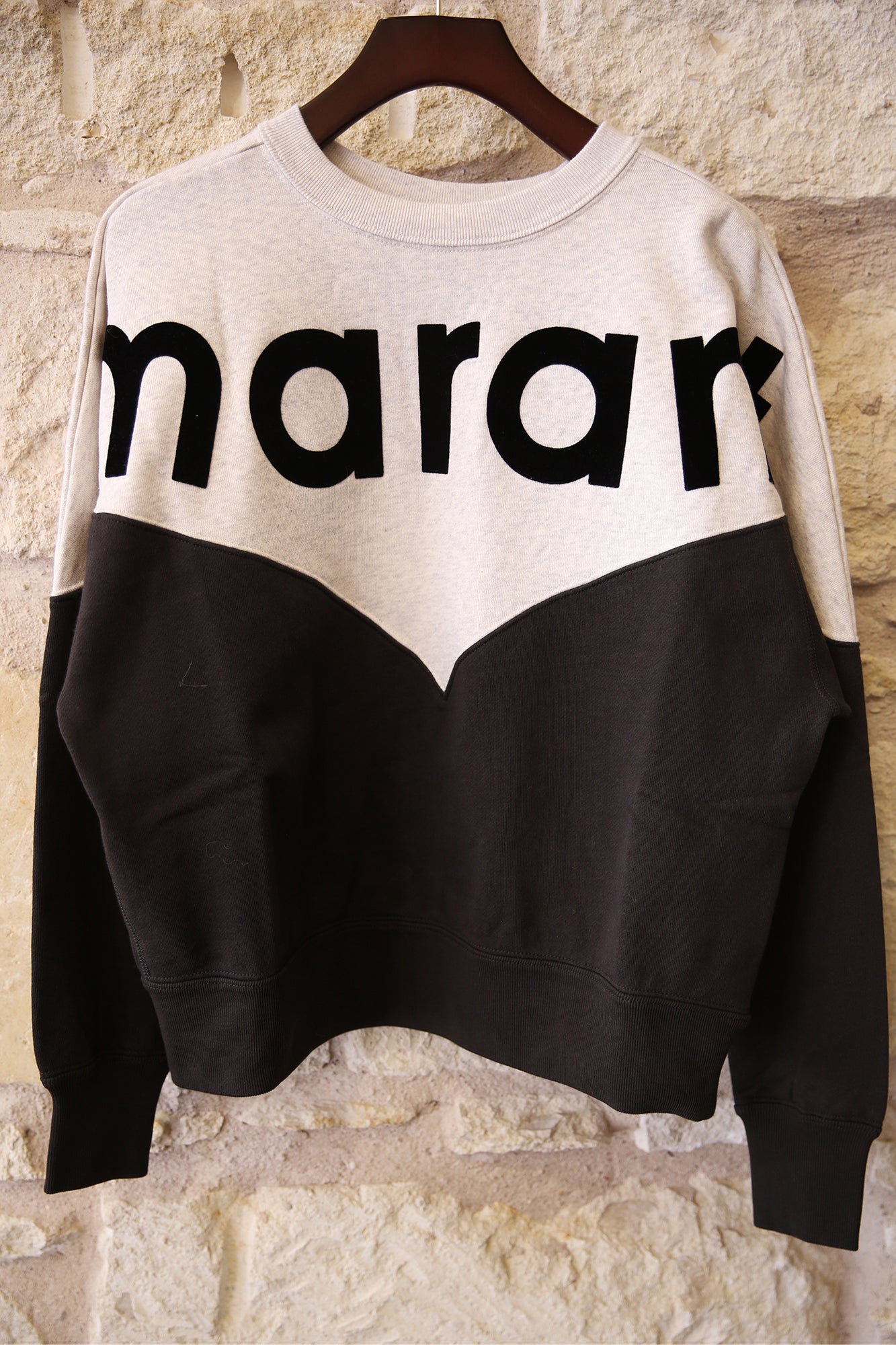 Houston Cotton Sweatshirt With Logo