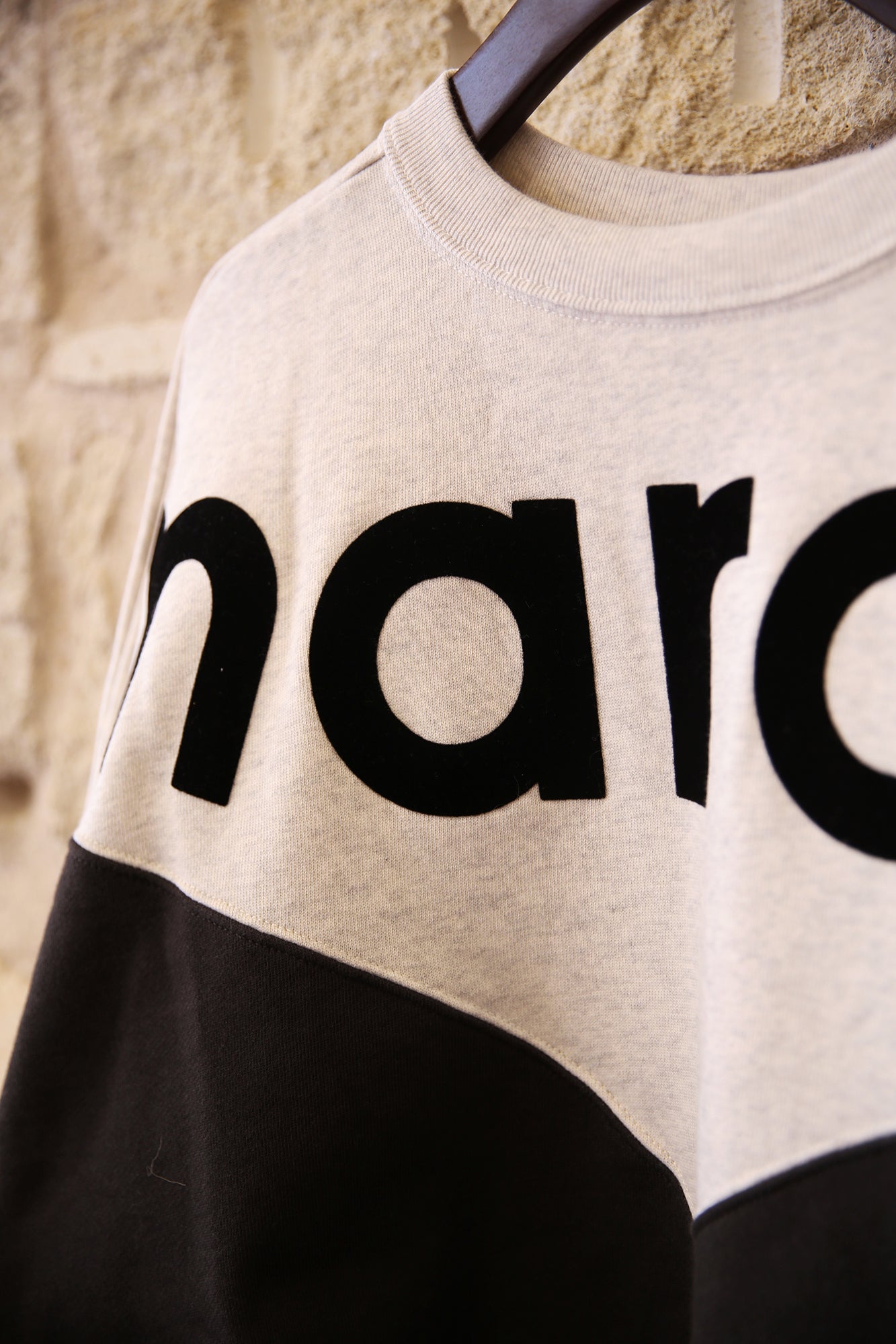 Houston Cotton Sweatshirt With Logo