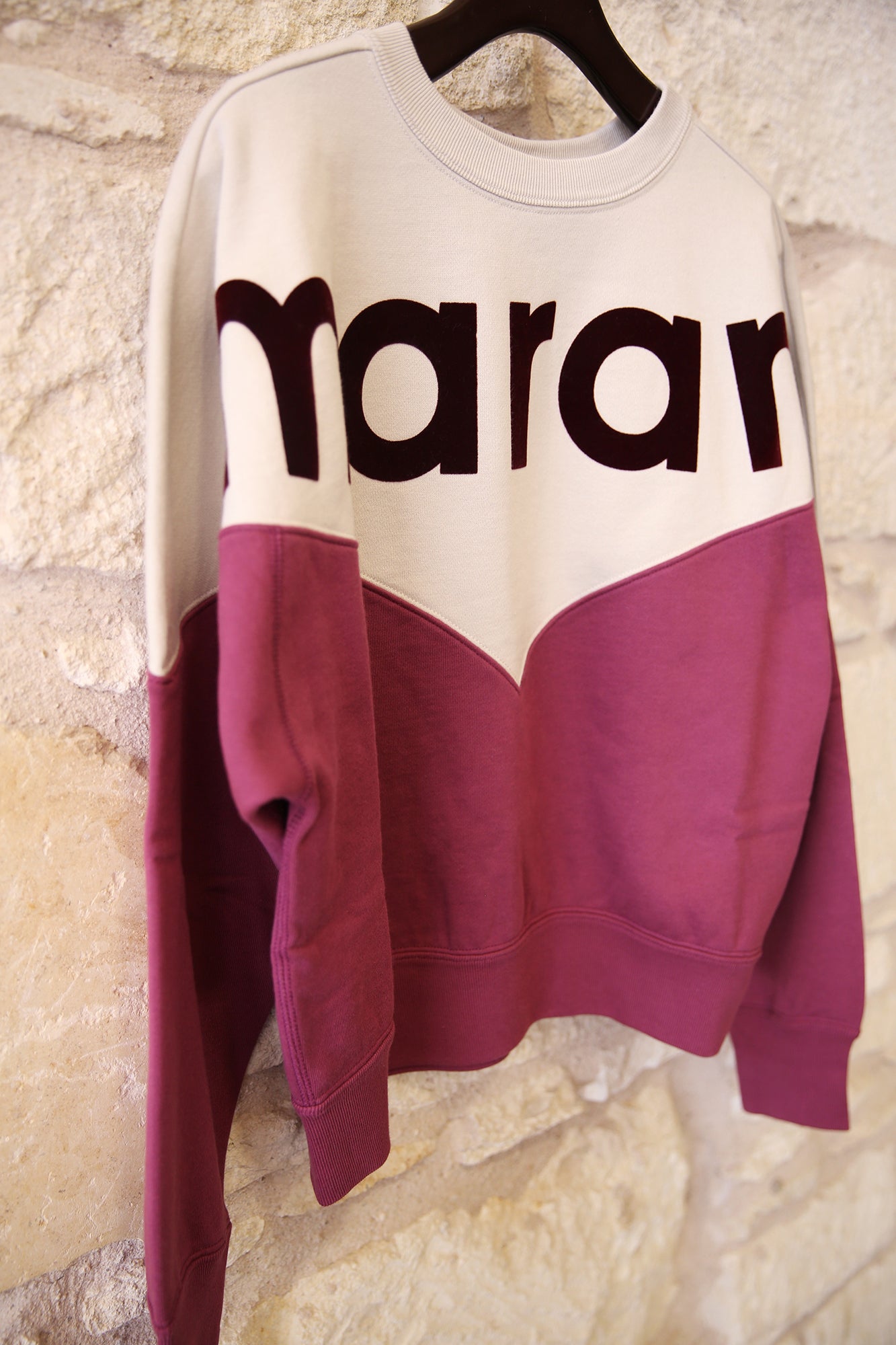Houston Cotton Sweatshirt With Logo