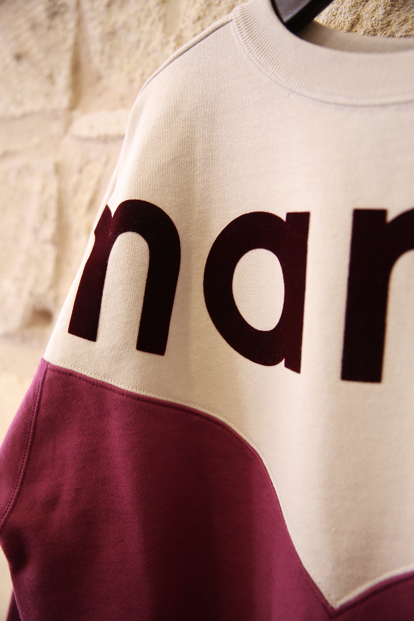Houston Cotton Sweatshirt With Logo