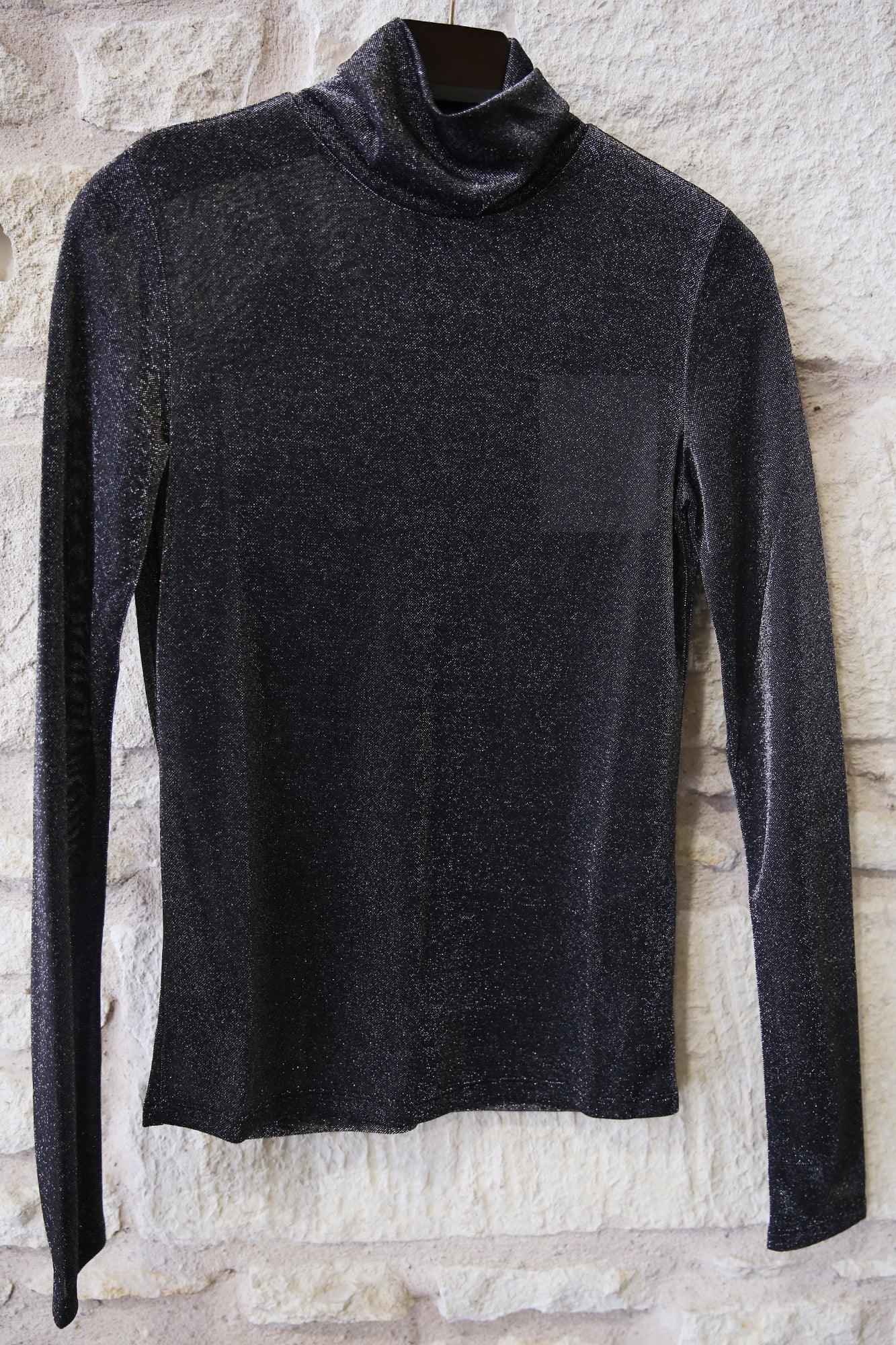 Jadia Festive Shiny Longsleeve Turtleneck