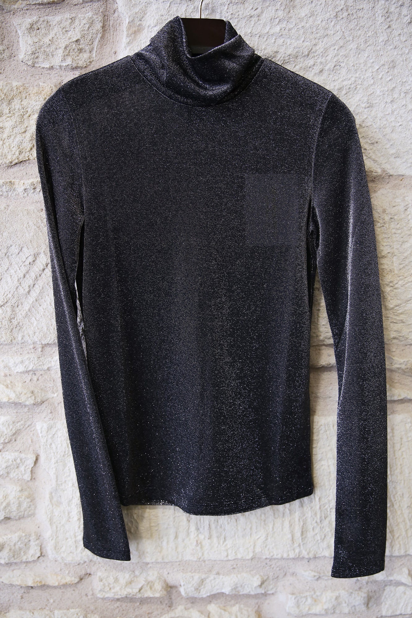 Jadia Festive Shiny Longsleeve Turtleneck