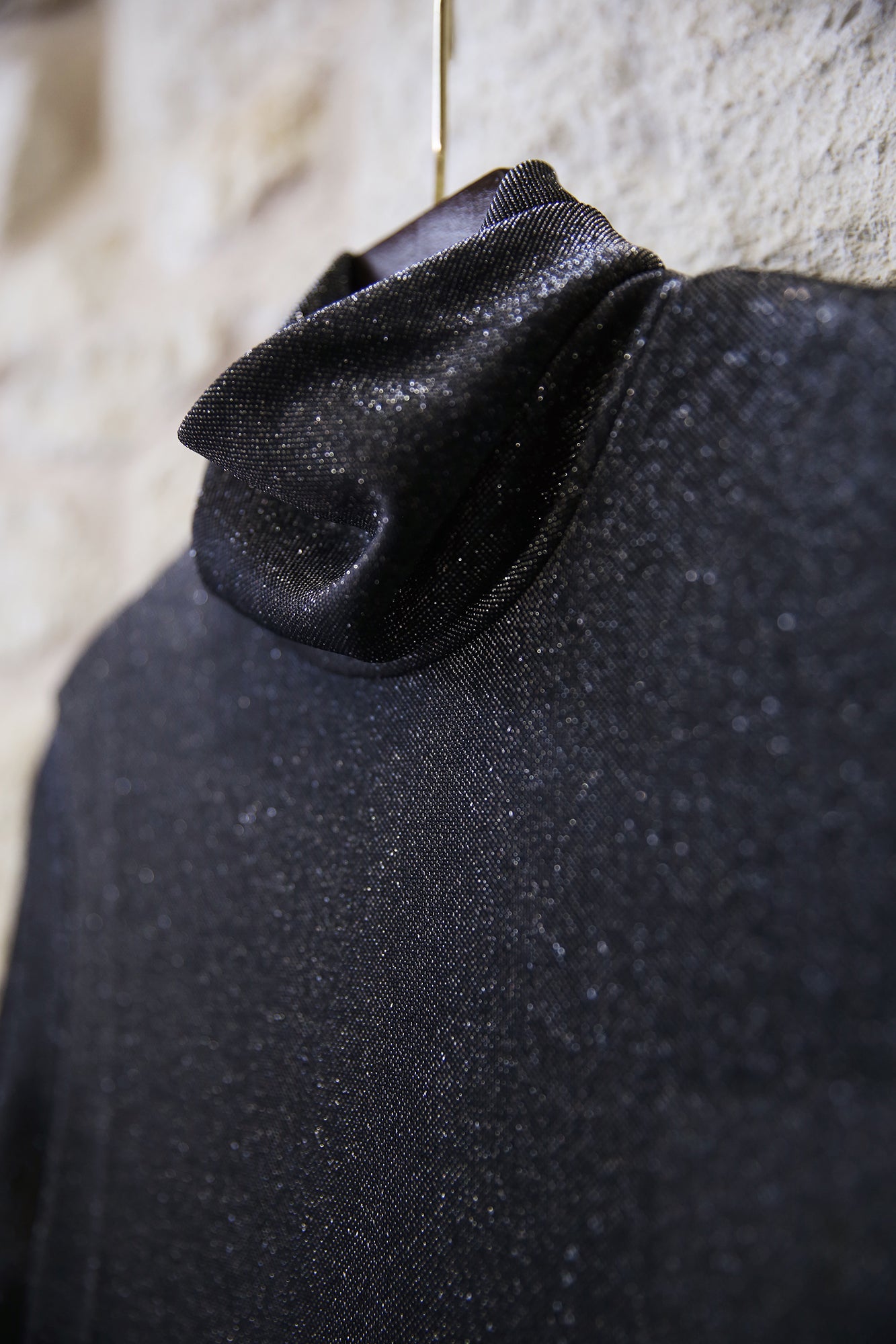 Jadia Festive Shiny Longsleeve Turtleneck