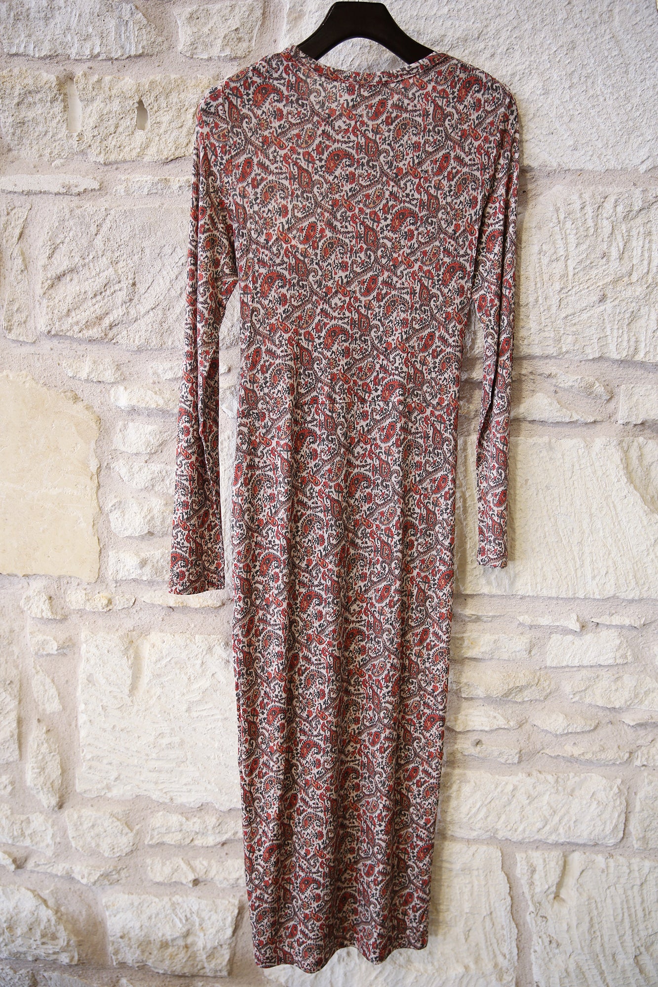 Jelina Long Draped Jersey Dress