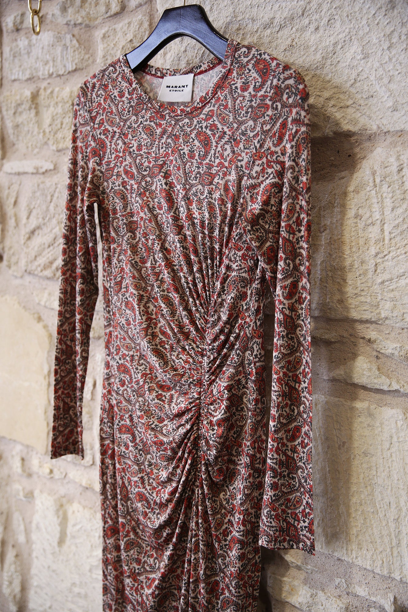 Jelina Long Draped Jersey Dress