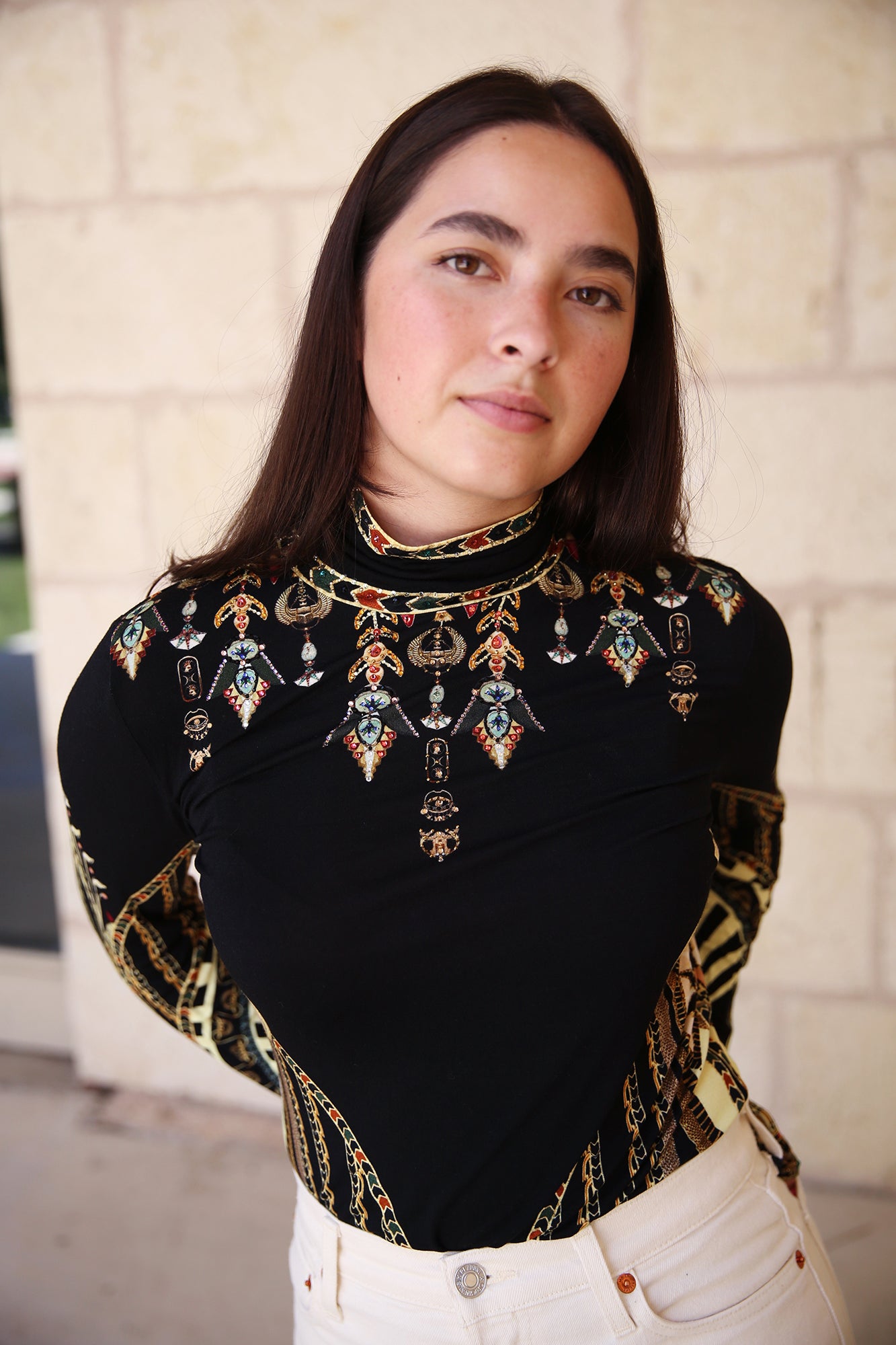 Jersey Turtleneck They Called Her Nefertari