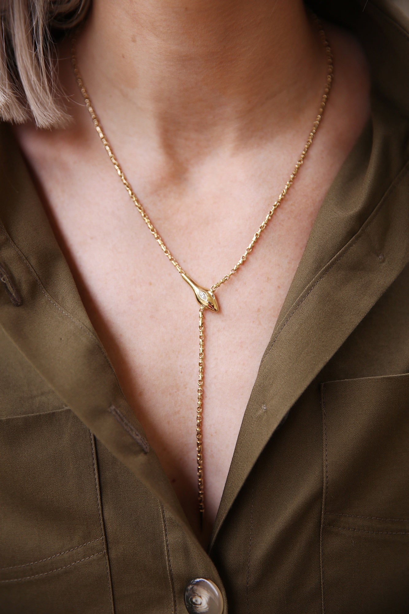 Rolo Snake Necklace