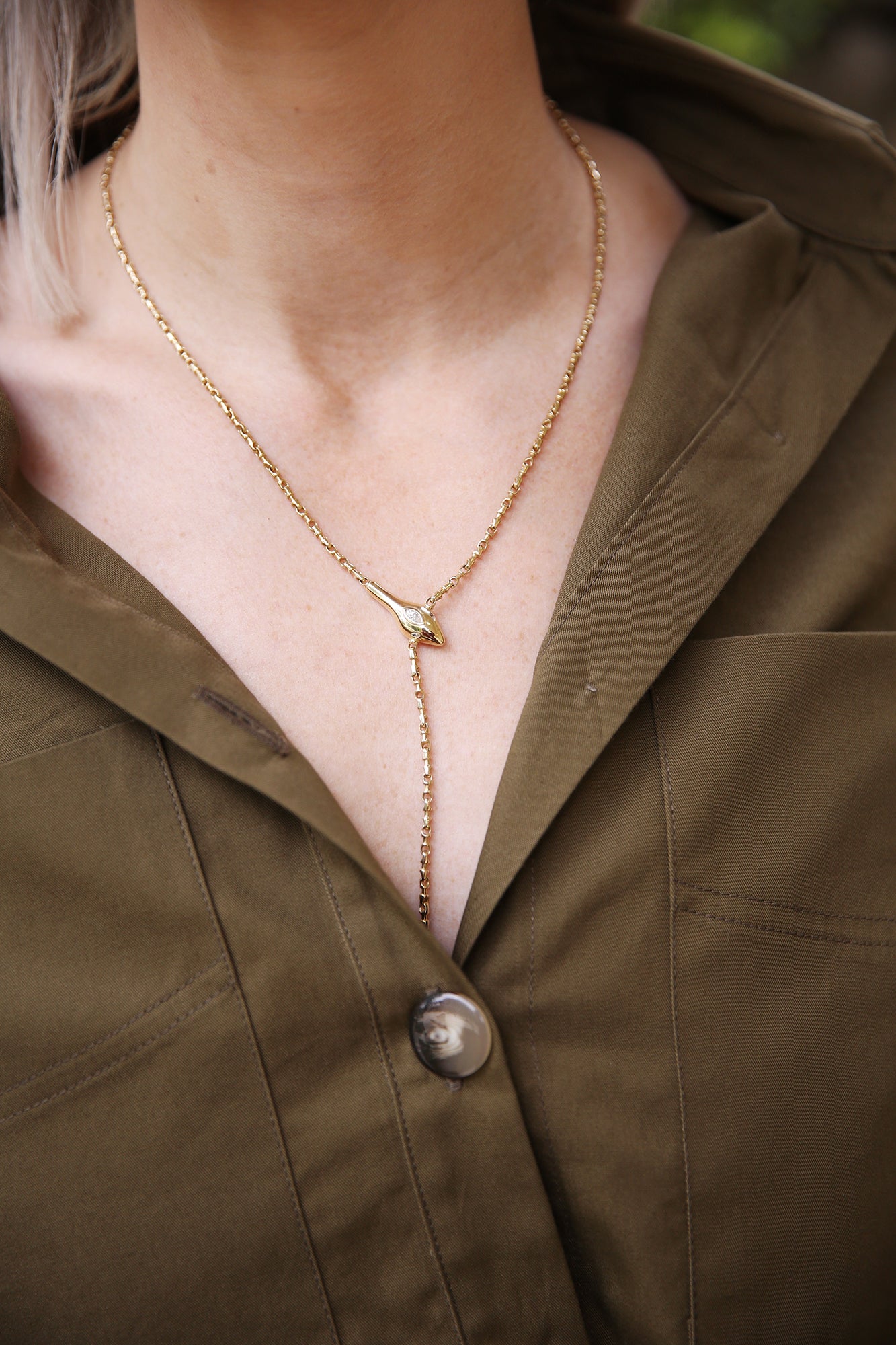 Rolo Snake Necklace