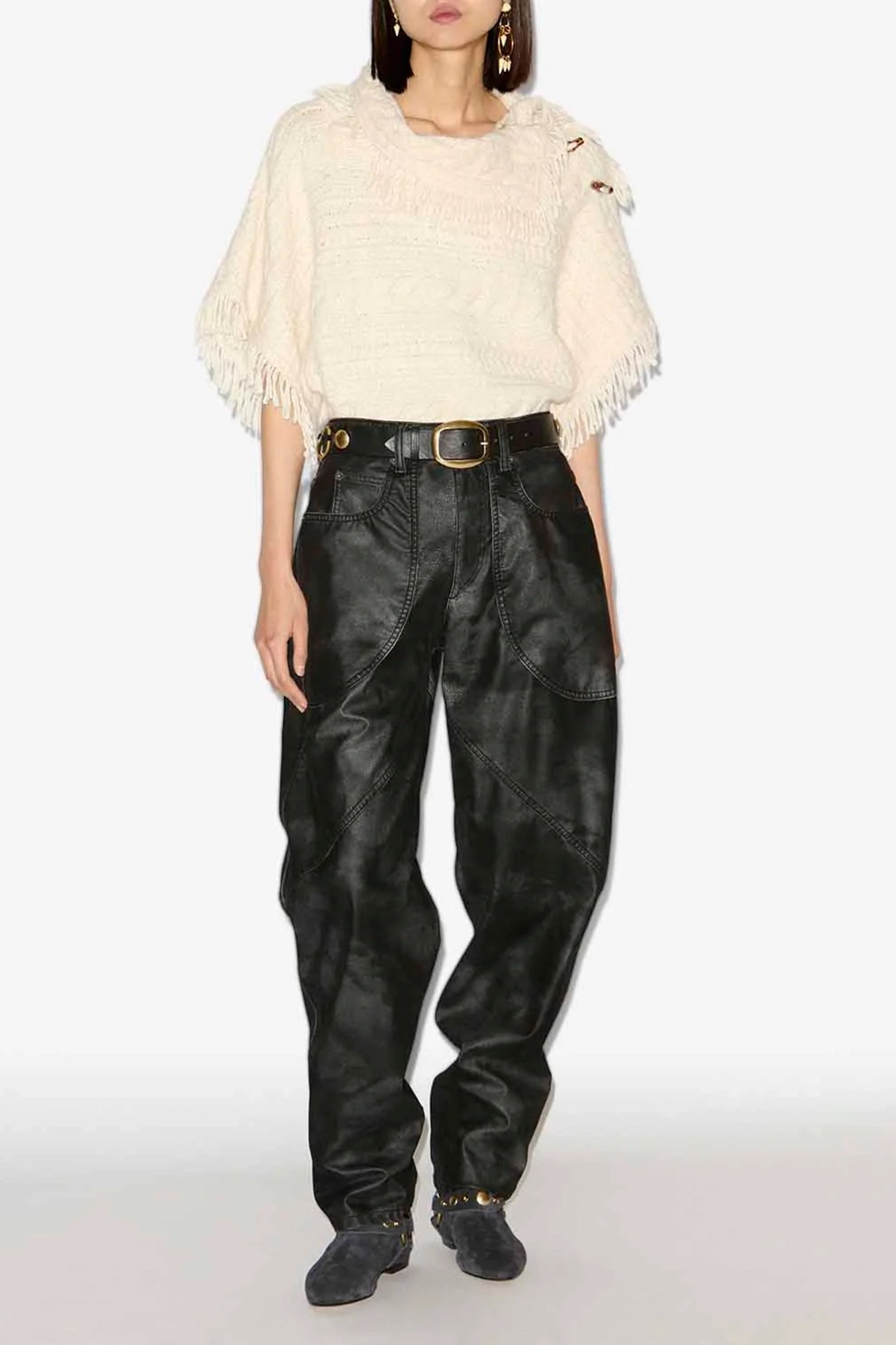 Kelvina Faux Leather Pants