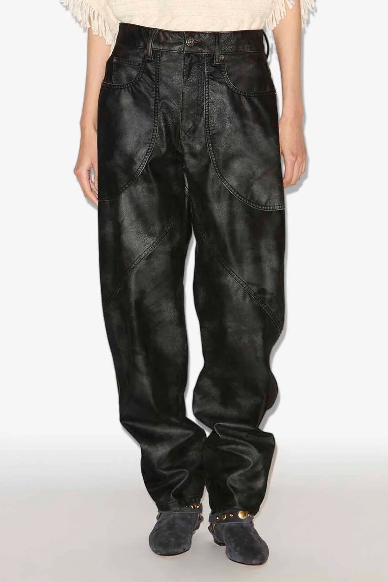 Kelvina Faux Leather Pants