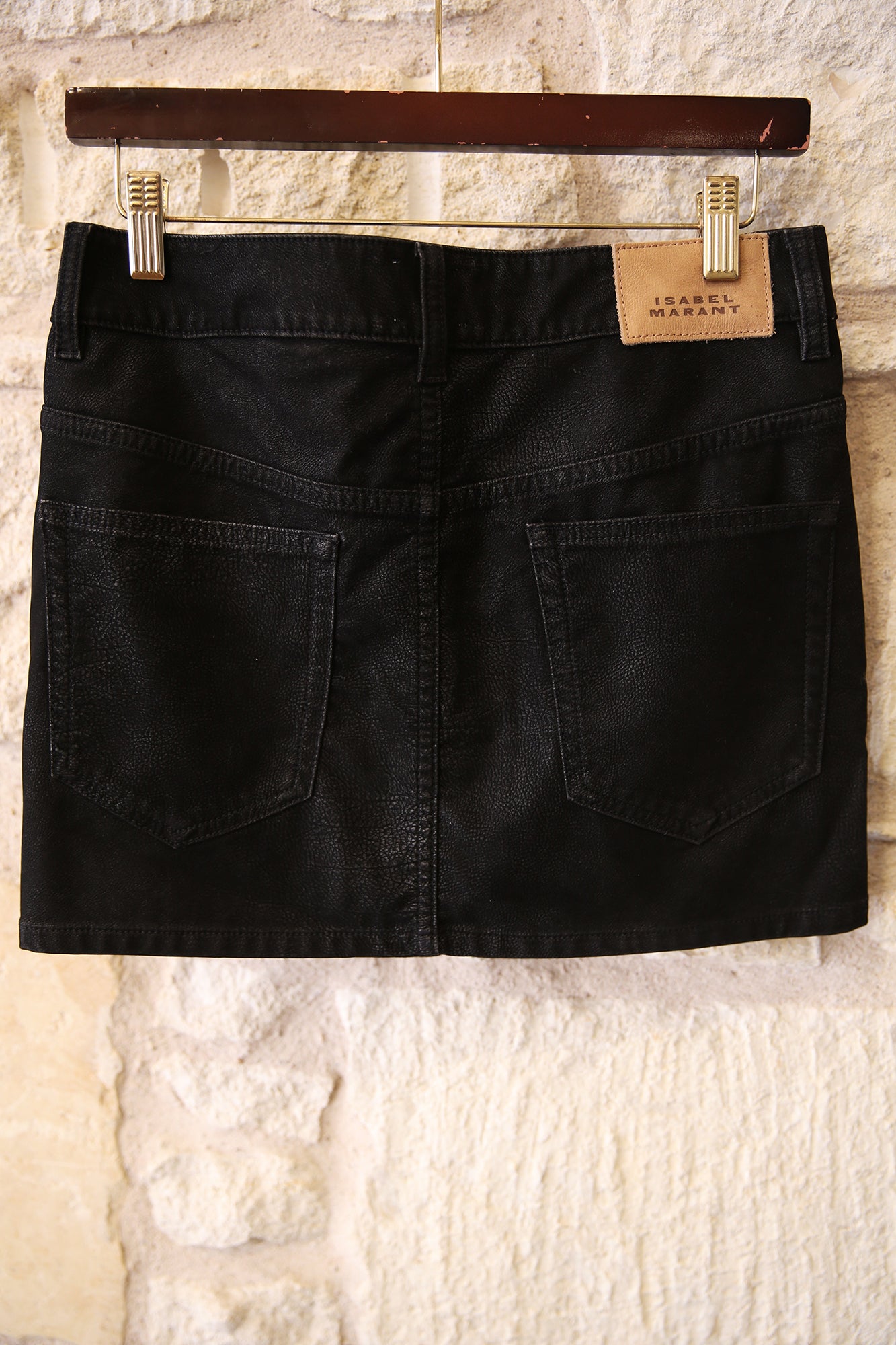 Kimmy Mini Faux Leather Skirt