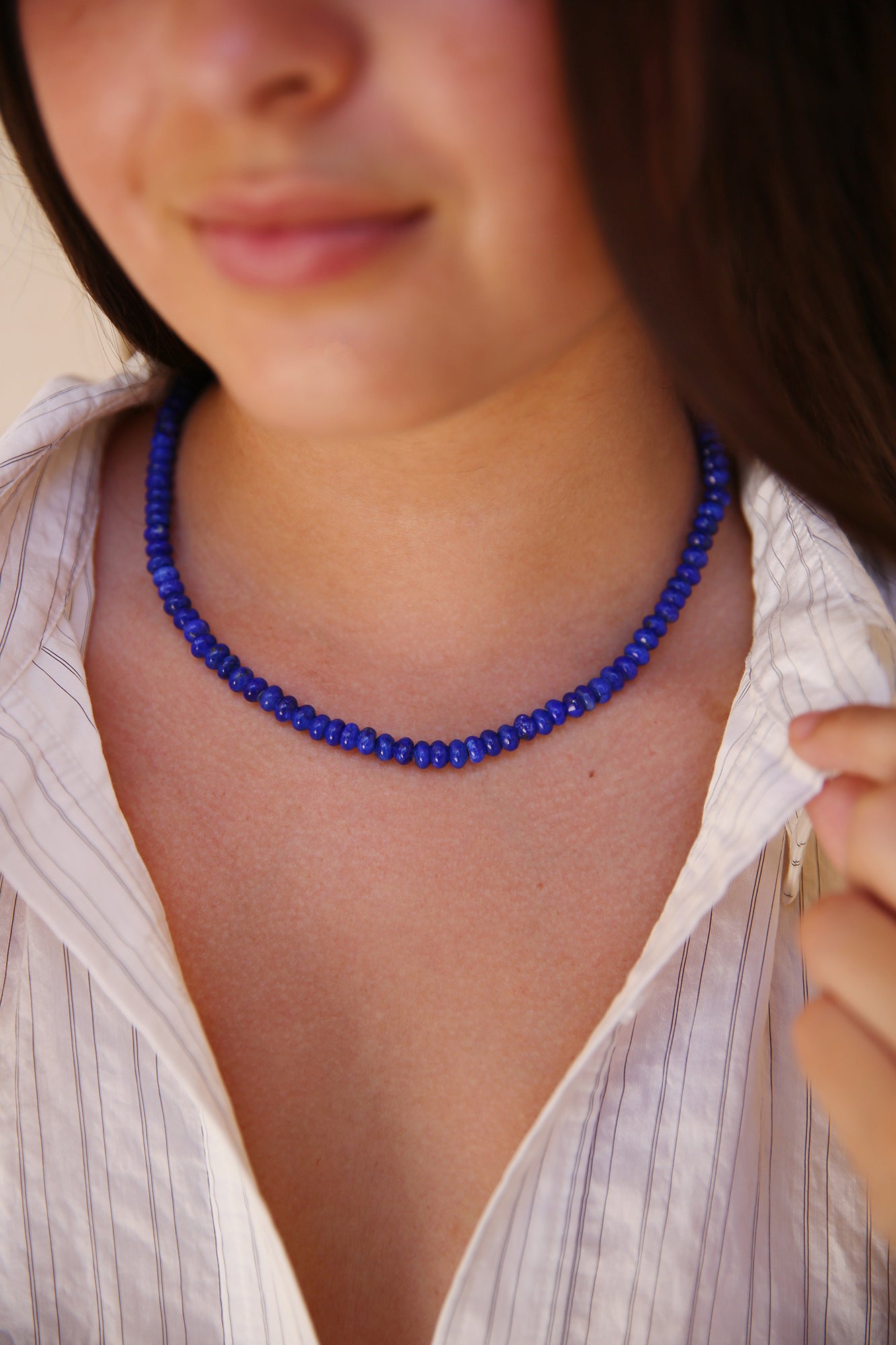 Lapis Strand Necklace