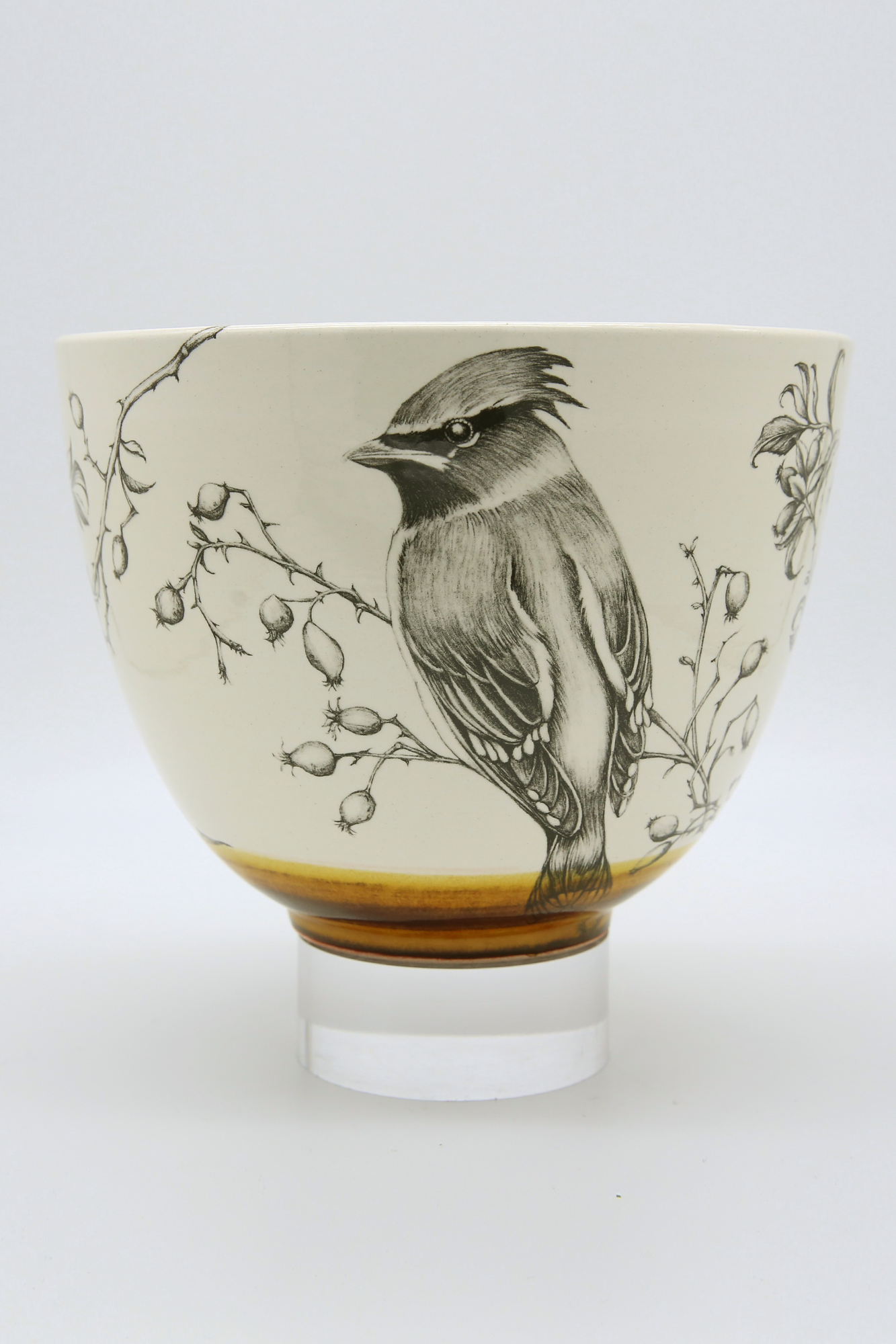 ZINDEL Medium Bowl Waxwing - Amber