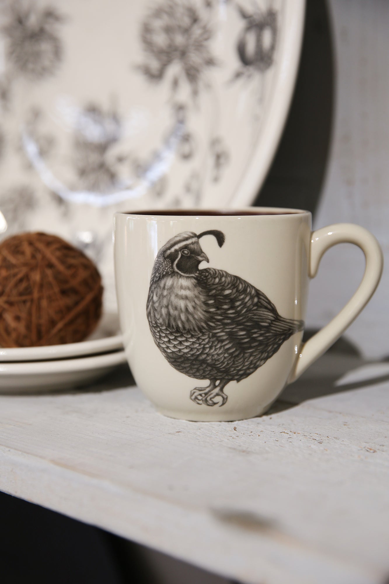 ZINDEL Mug Quail #4 - Brown