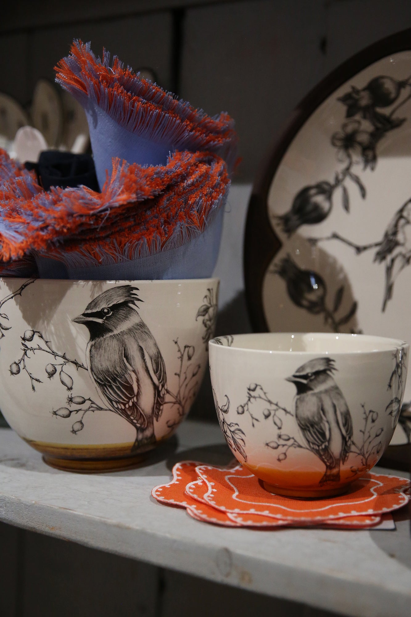 ZINDEL Medium Bowl Waxwing - Amber