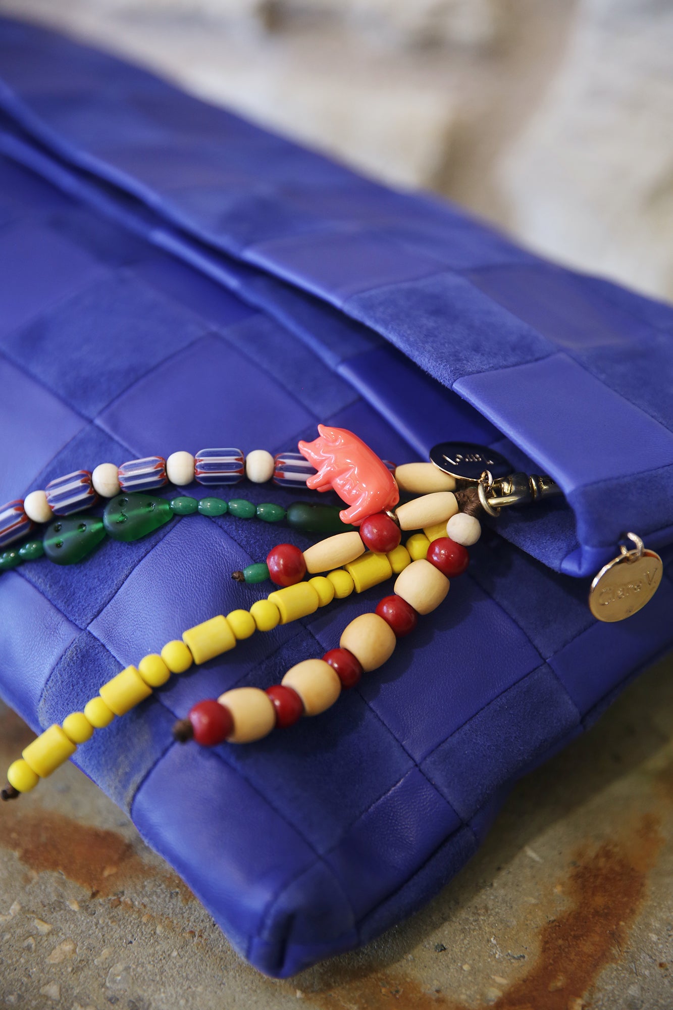 Le Long Beaded Tassel Multi Color