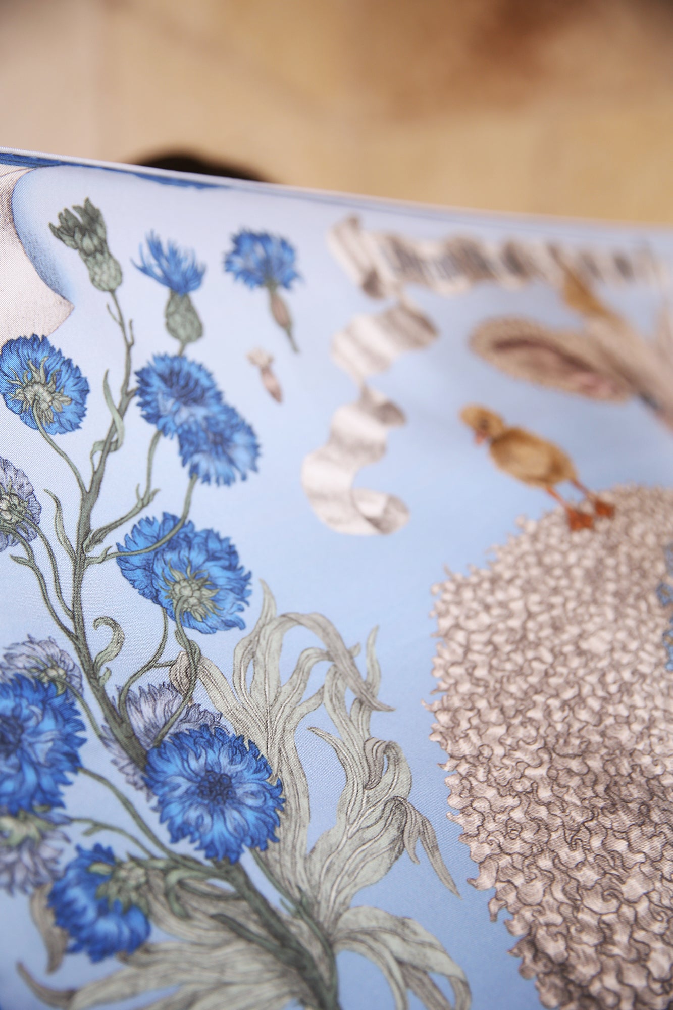 London Bridge is Falling Down 100% Silk Twill Scarf Square 90cm x 90cm