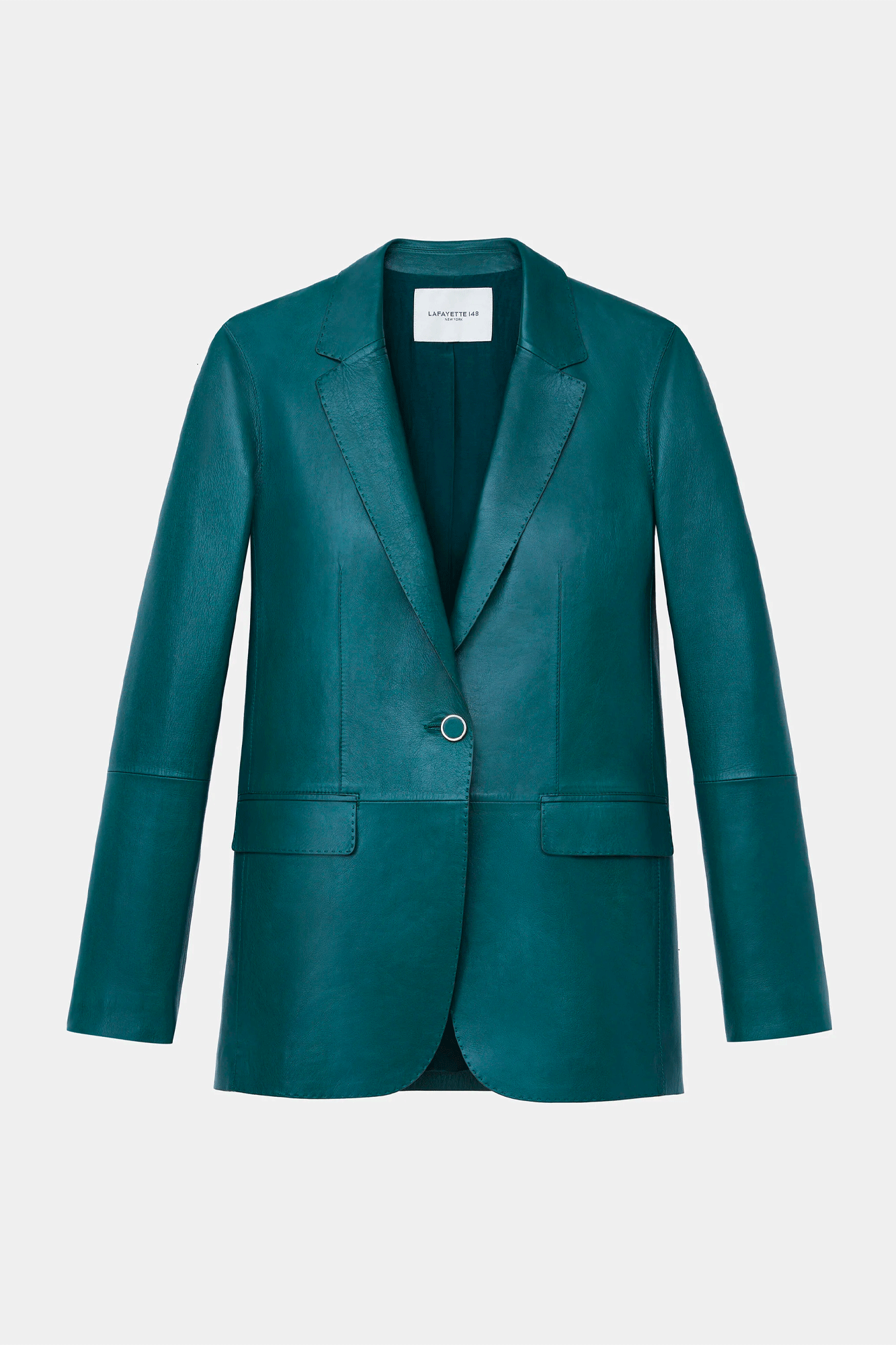 Flap Pocket Single Button Blazer