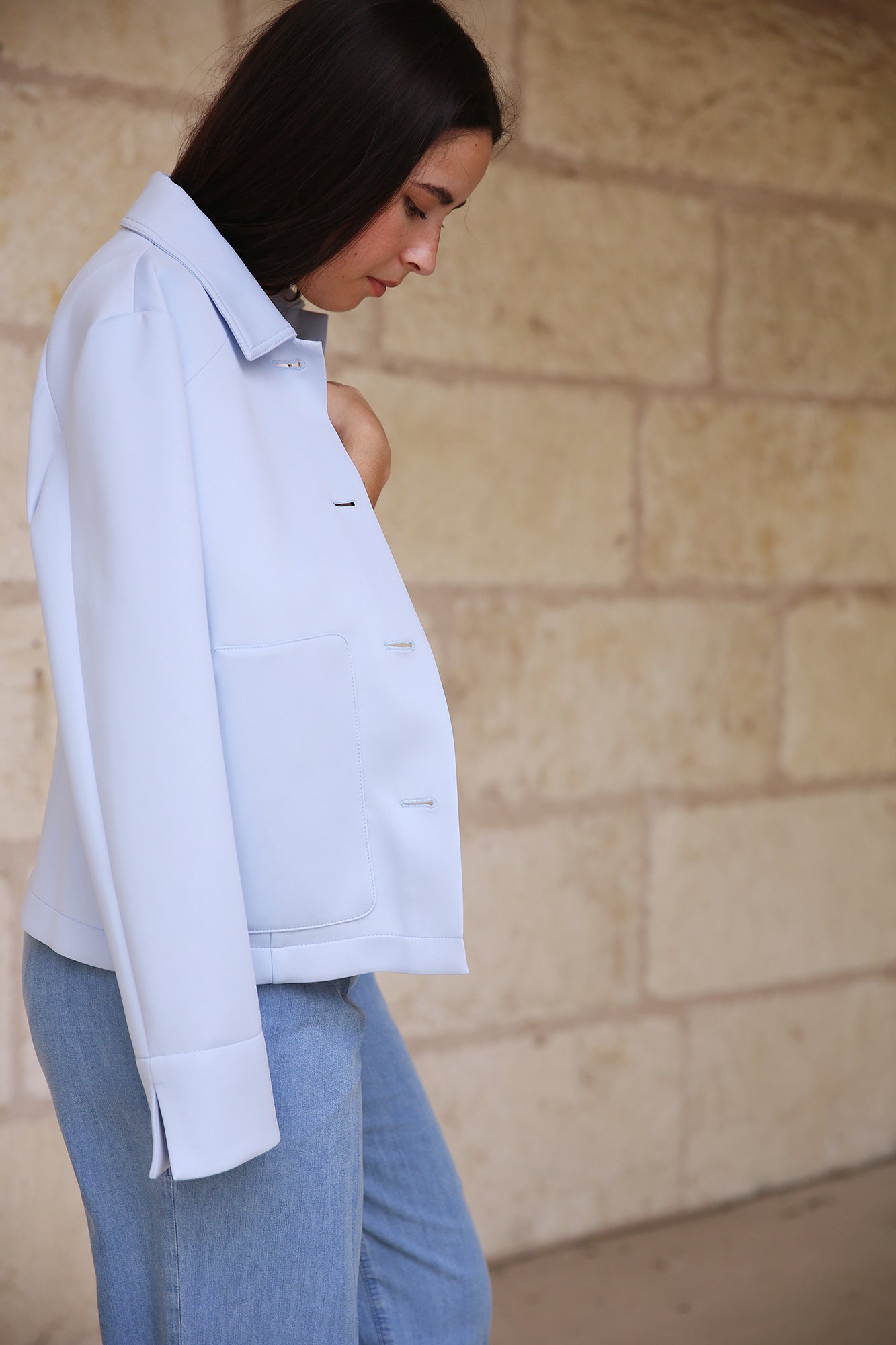Swan Opera Stretchy  Short Jacket