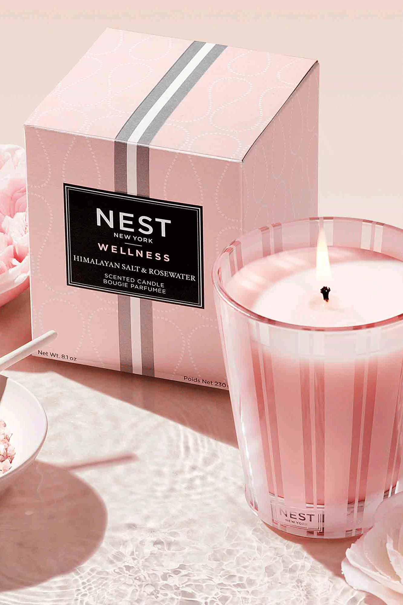 Himalayan Salt & Rosewater Classic Candle
