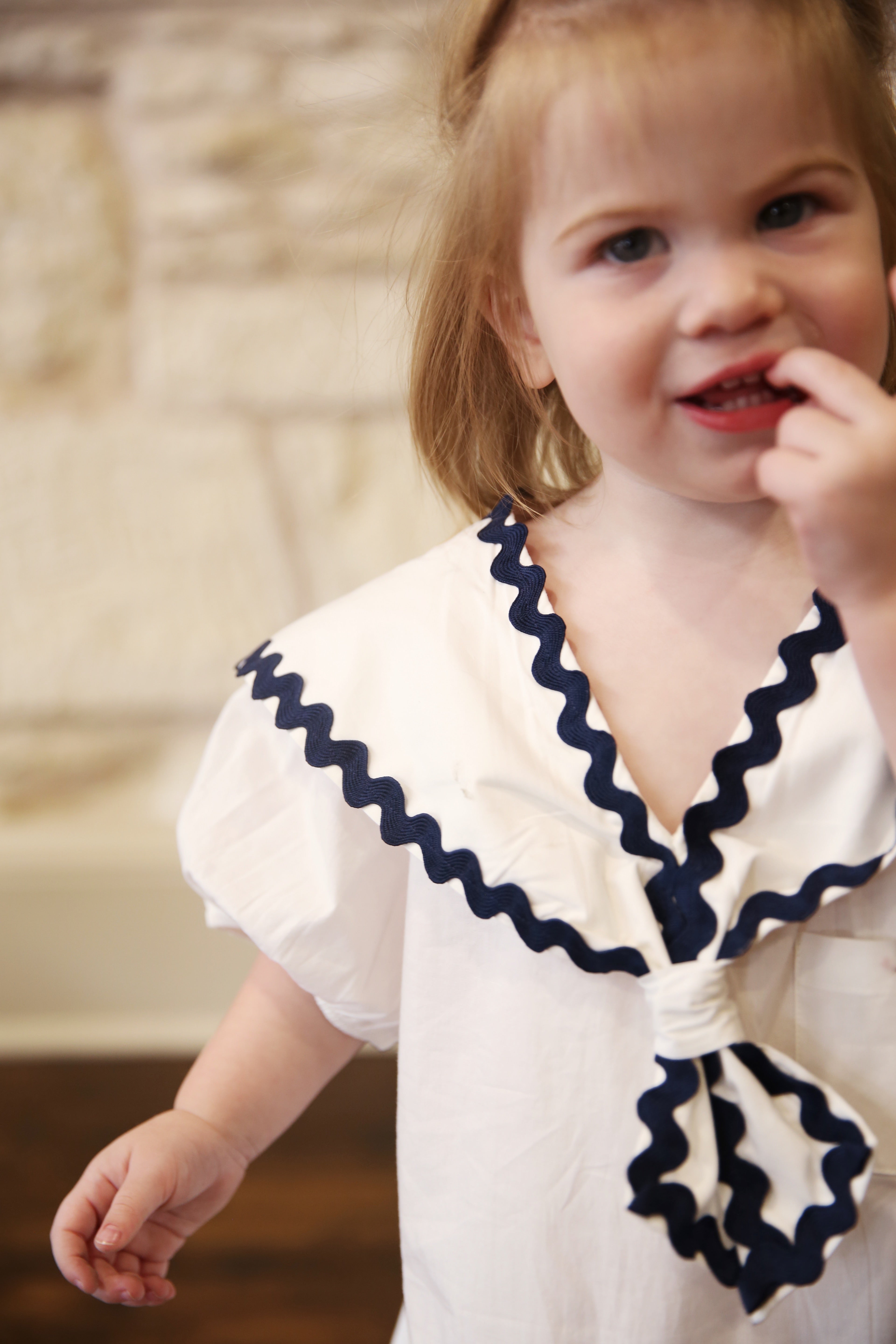 Nancy Nautical Short Sleeve Dress
