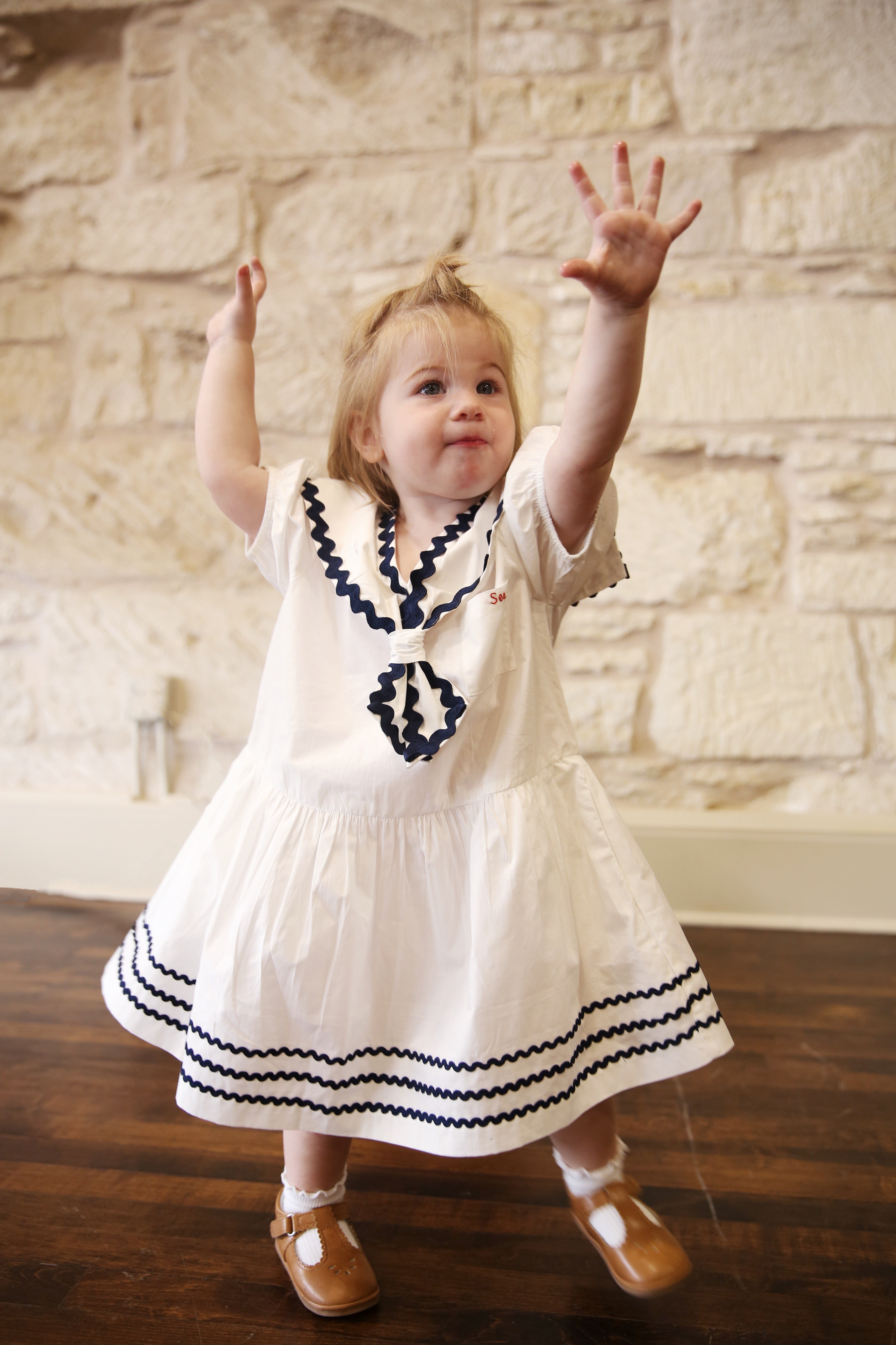 Nancy Nautical Short Sleeve Dress