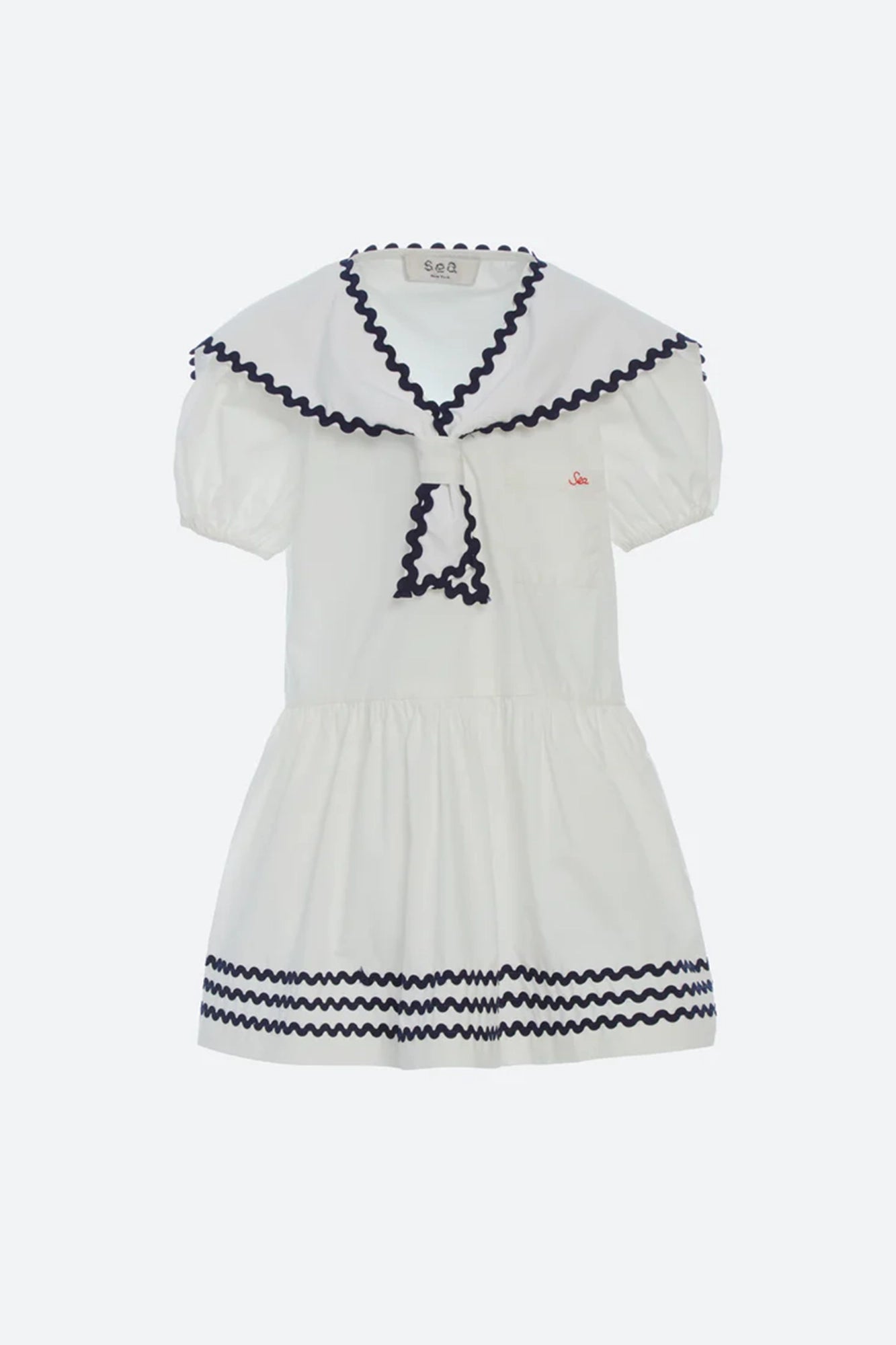 Nancy Nautical Short Sleeve Dress