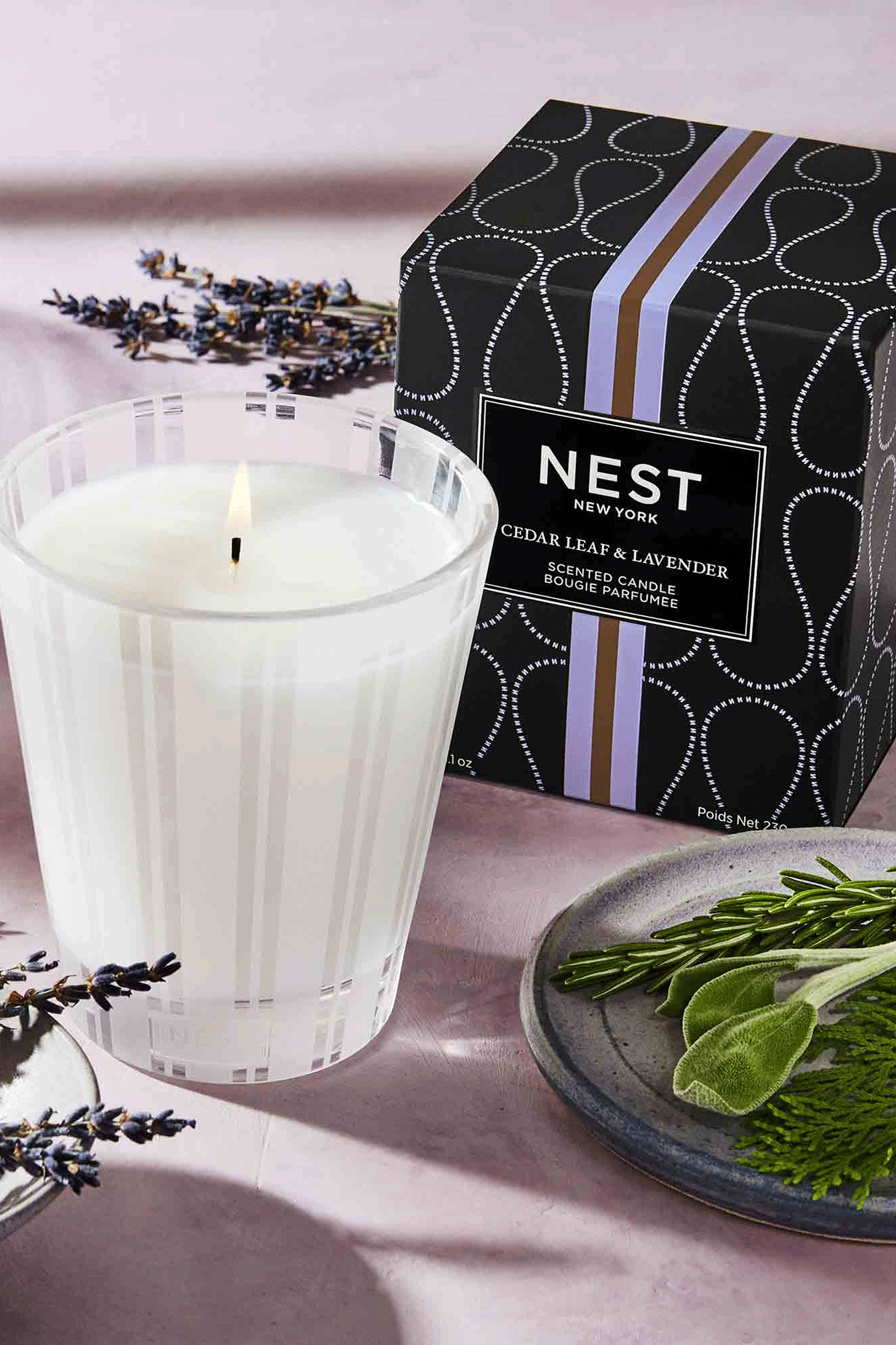 Cedar Leaf & Lavender Classic Candle