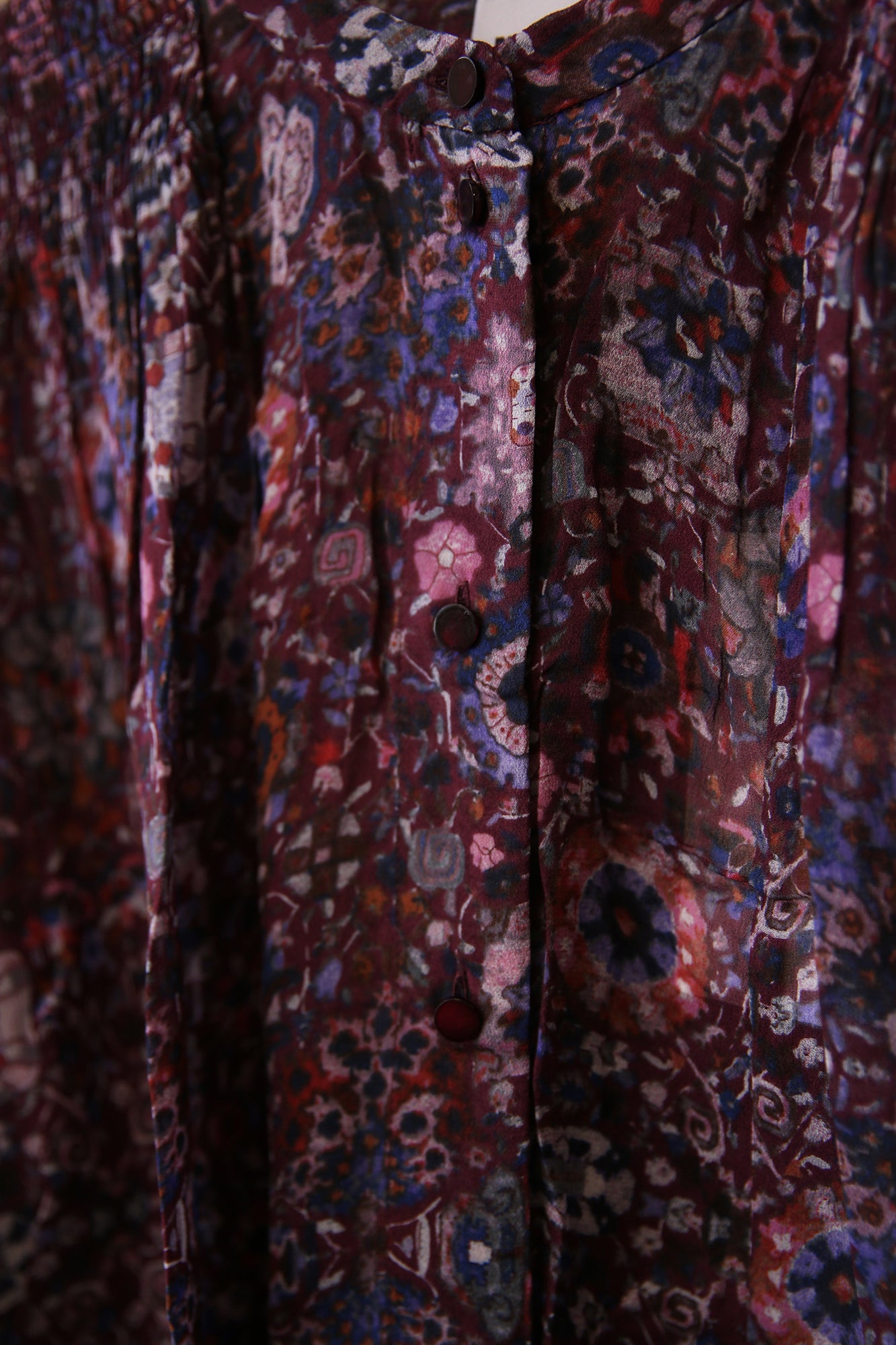Noeline Printed Crepe Blouse