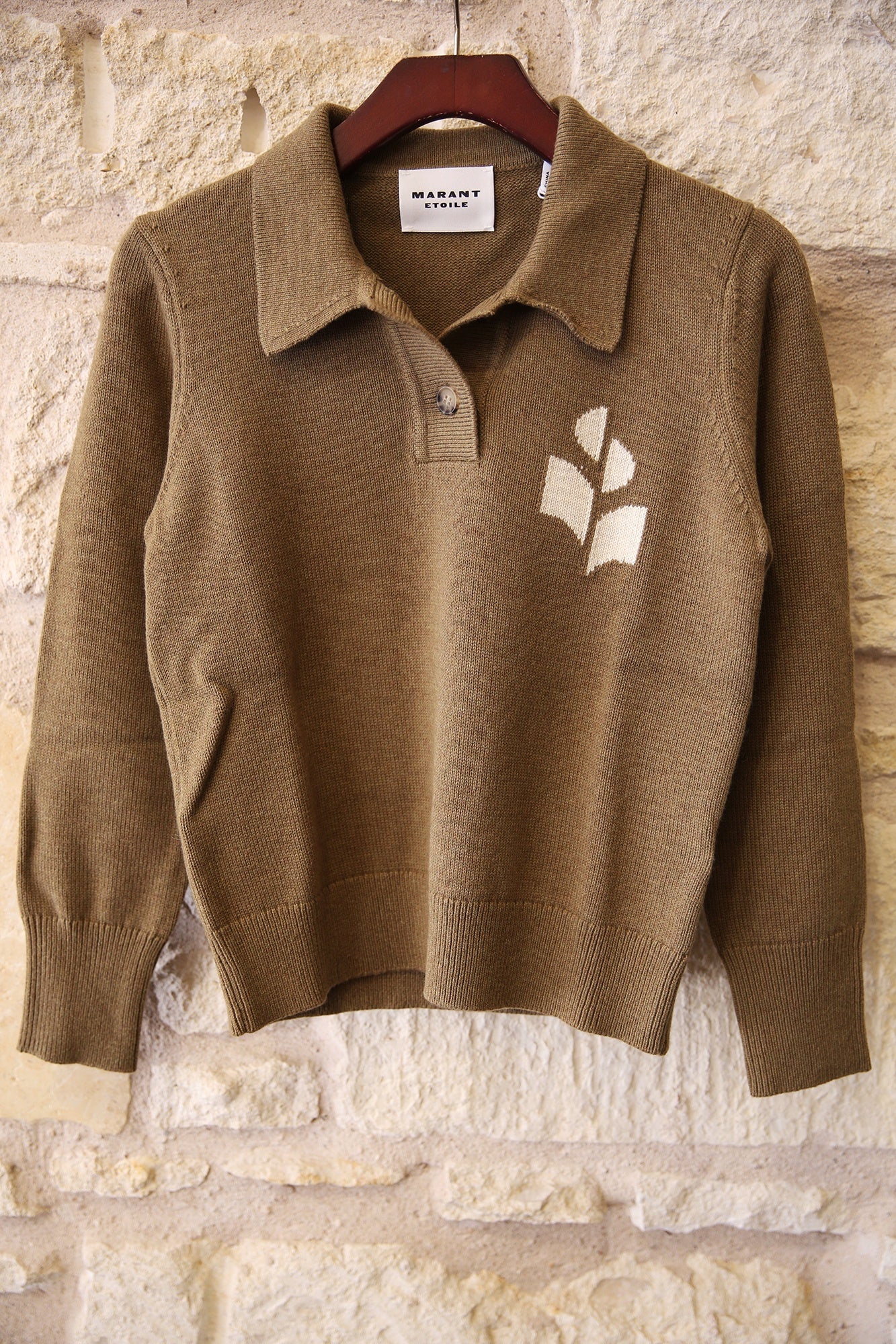 Nola Logo Collar Sweater