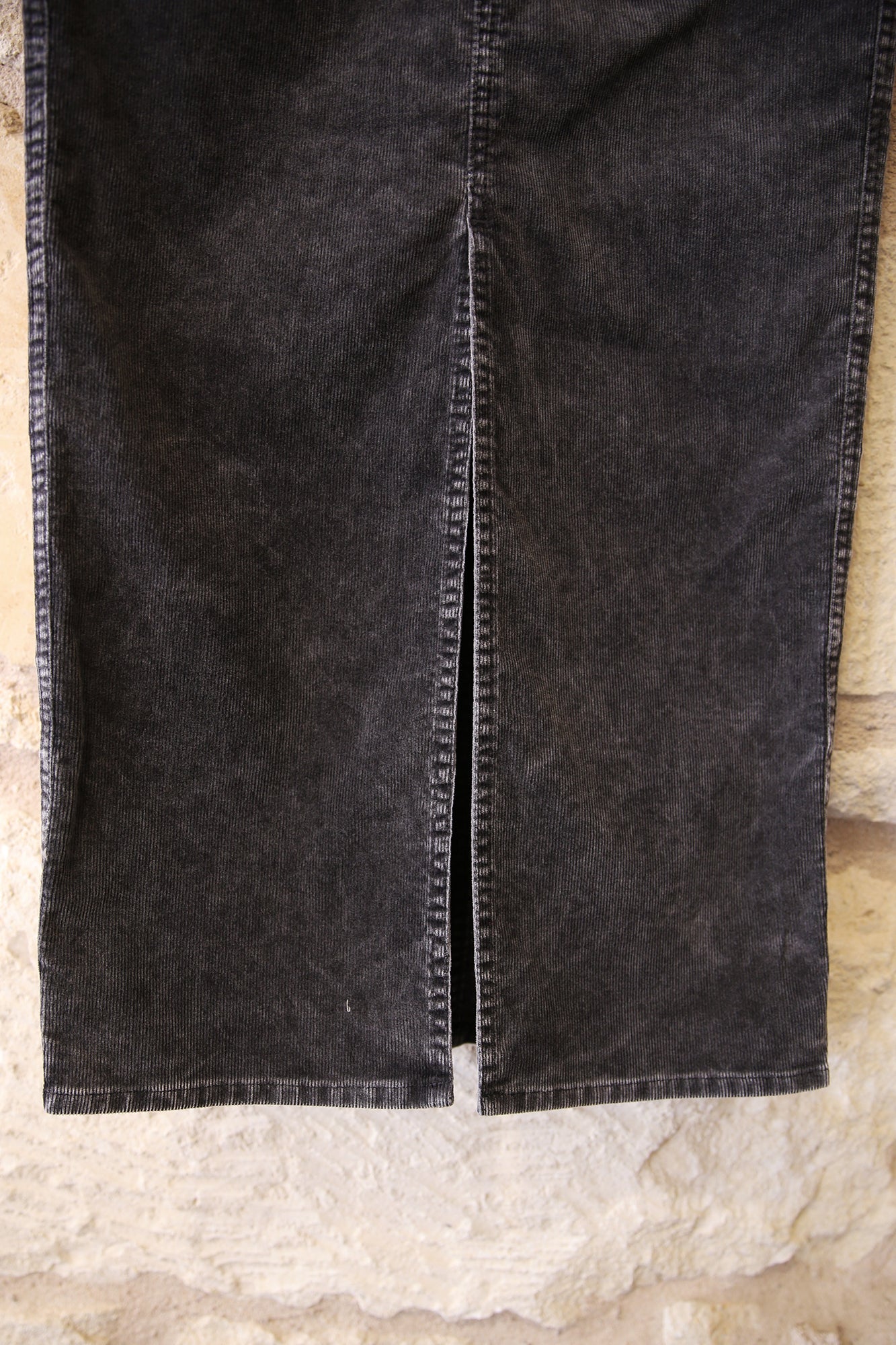 Odalie Long Washed Corduroy Skirt