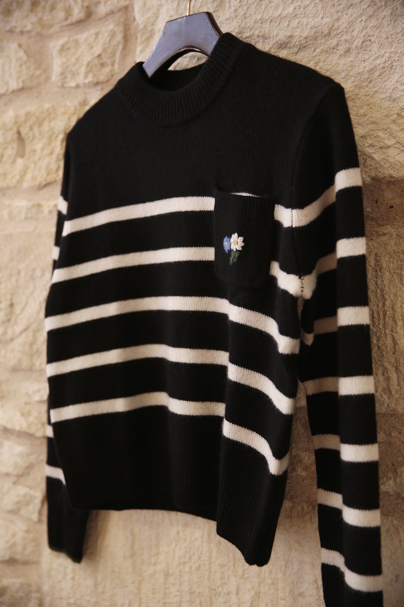 Oksana Sweater Black Stripe