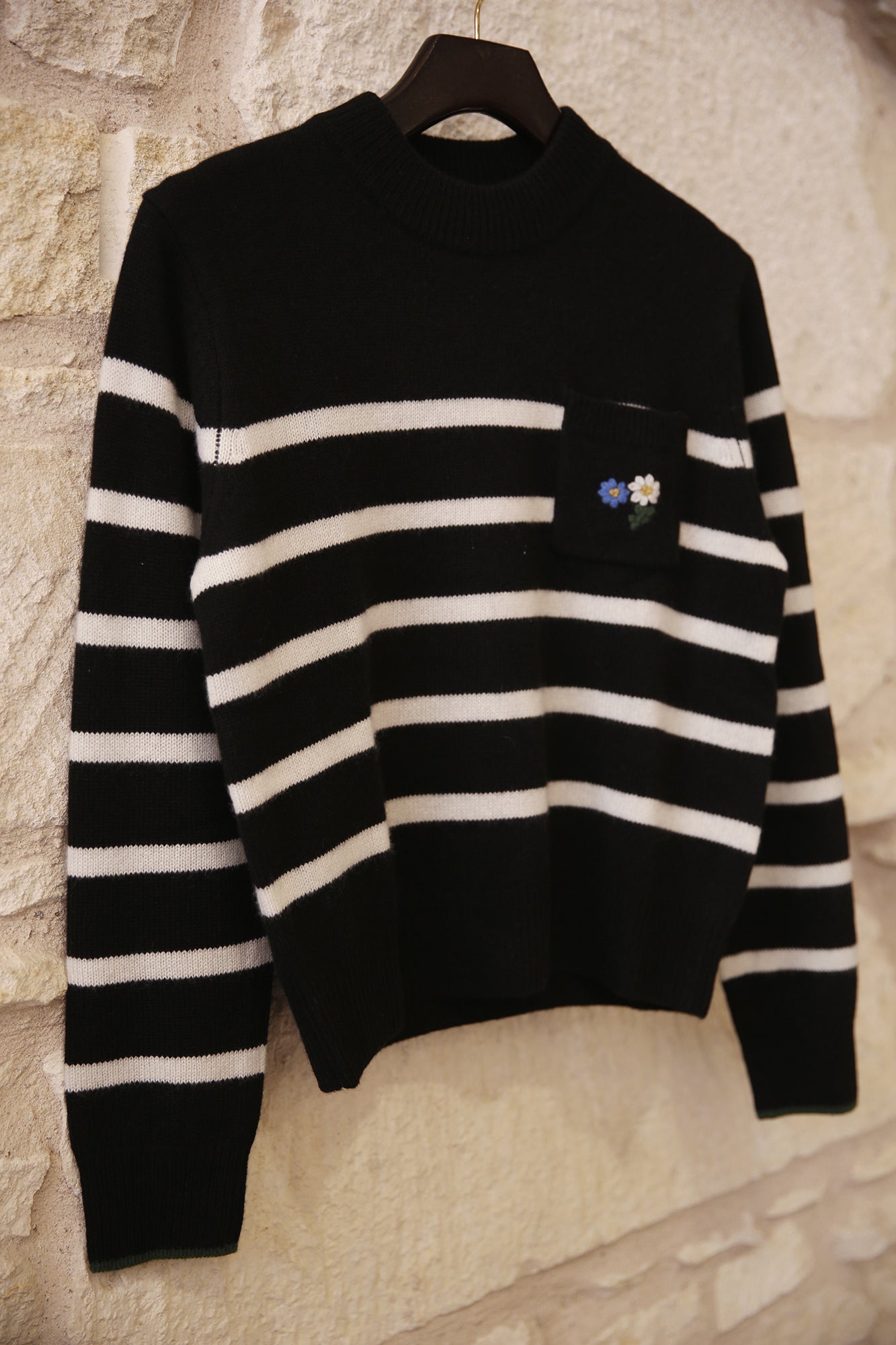 Oksana Sweater Black Stripe