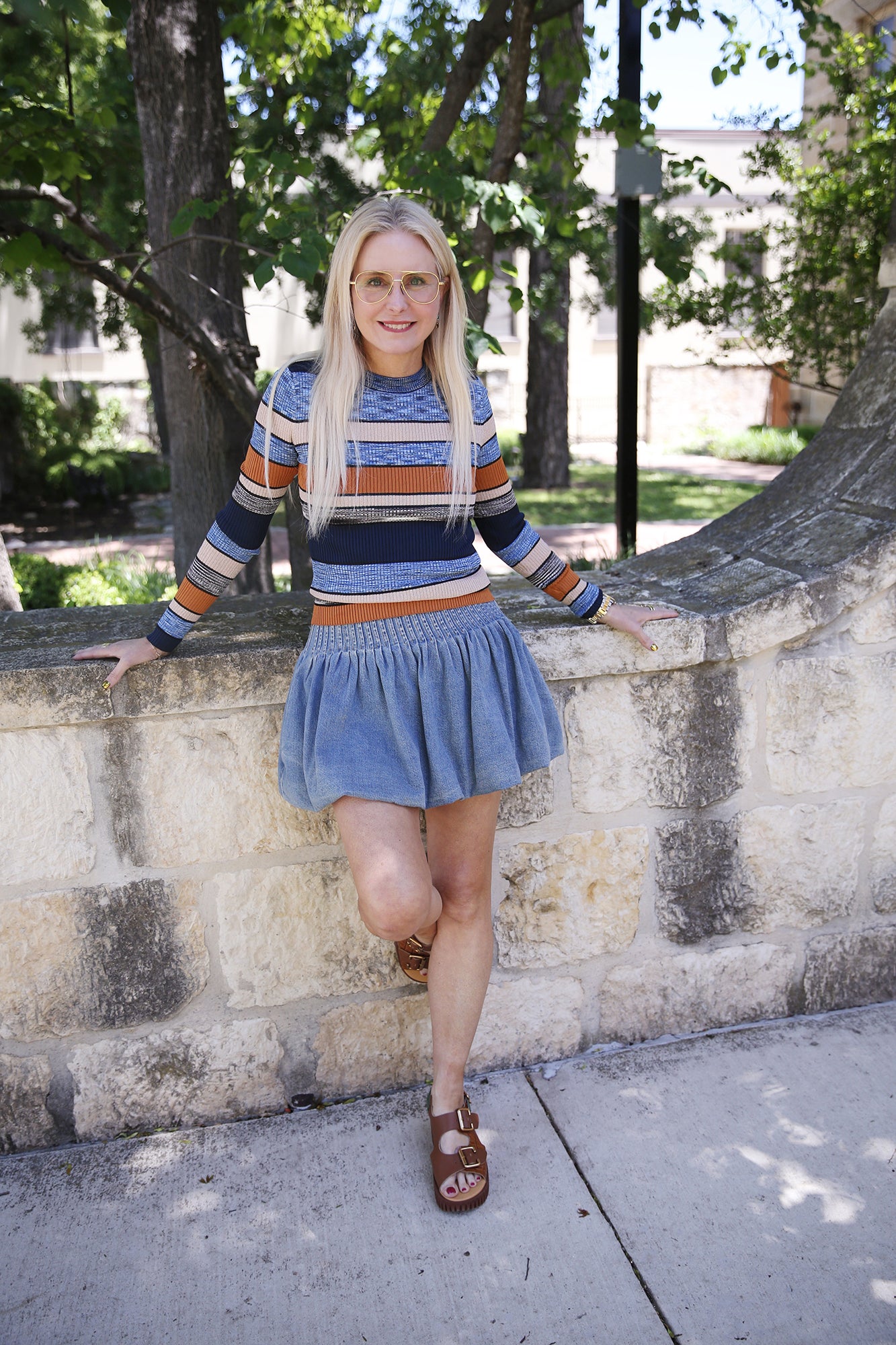 Oli Denim Bubble Skirt