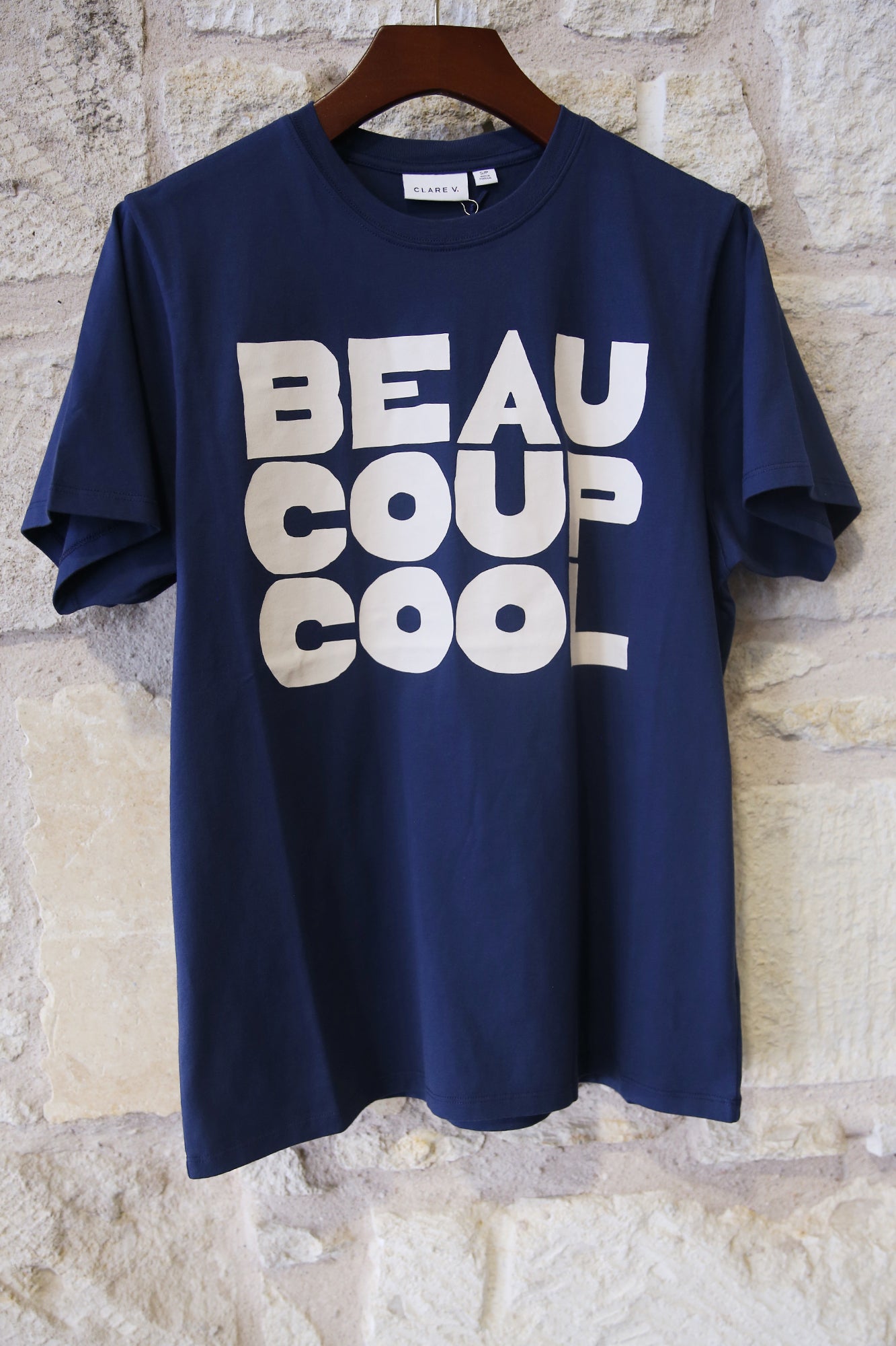 Original Tee Navy W/Cream Beaucoup Cool