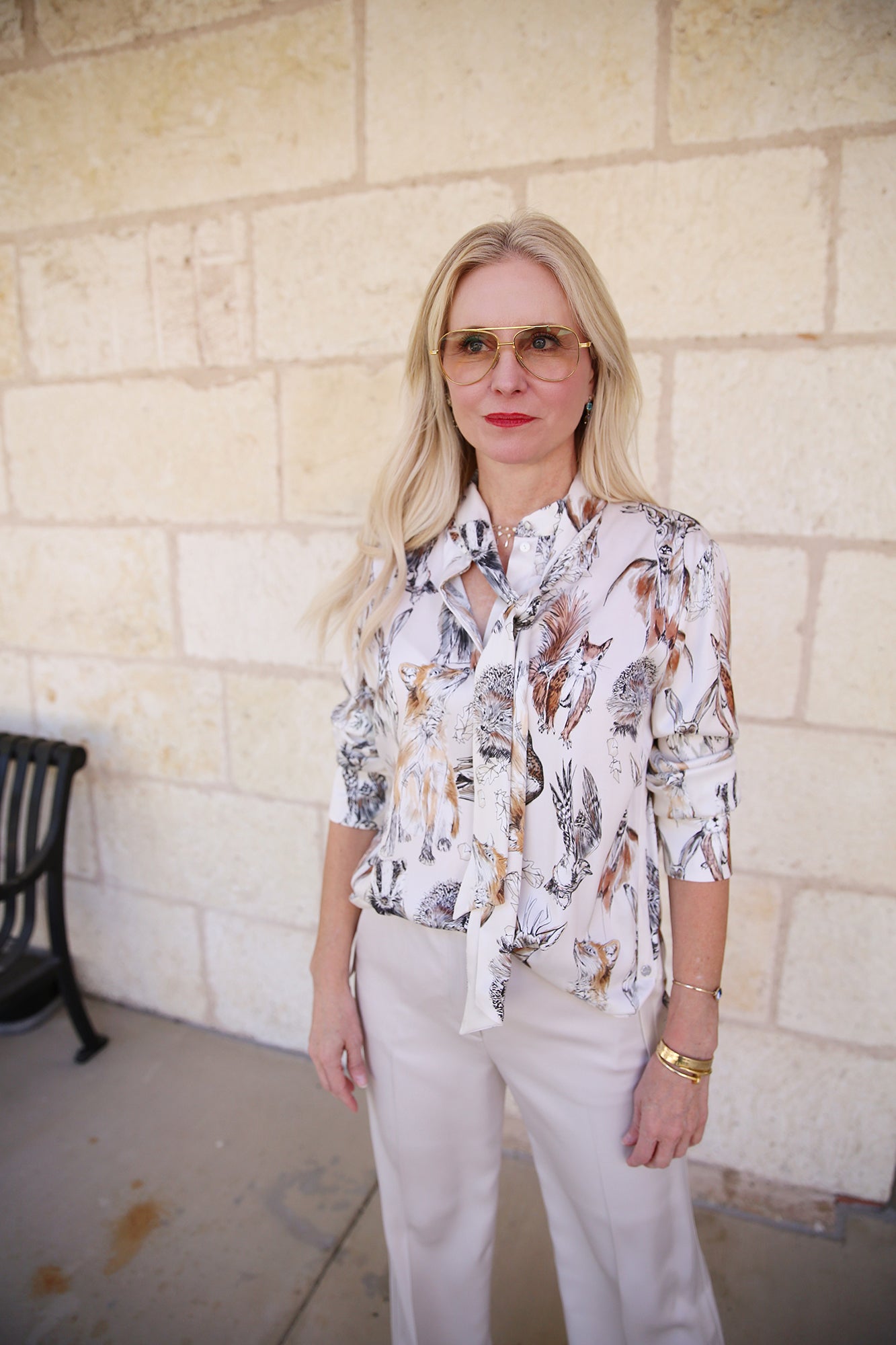 Out Of The Woods Blouse Smoke