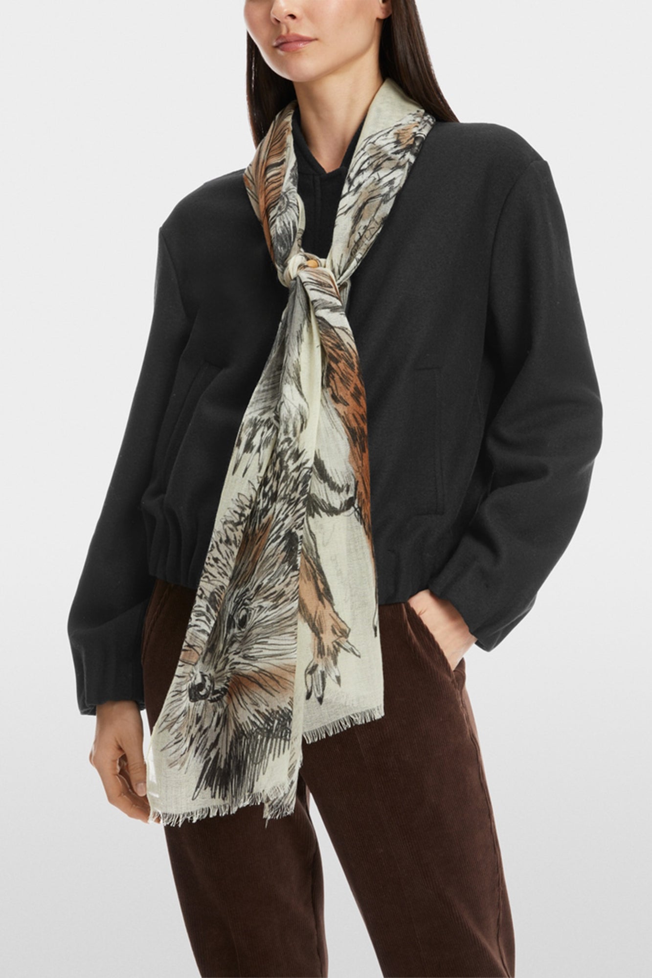 Out Of The Woods Scarf Smoke