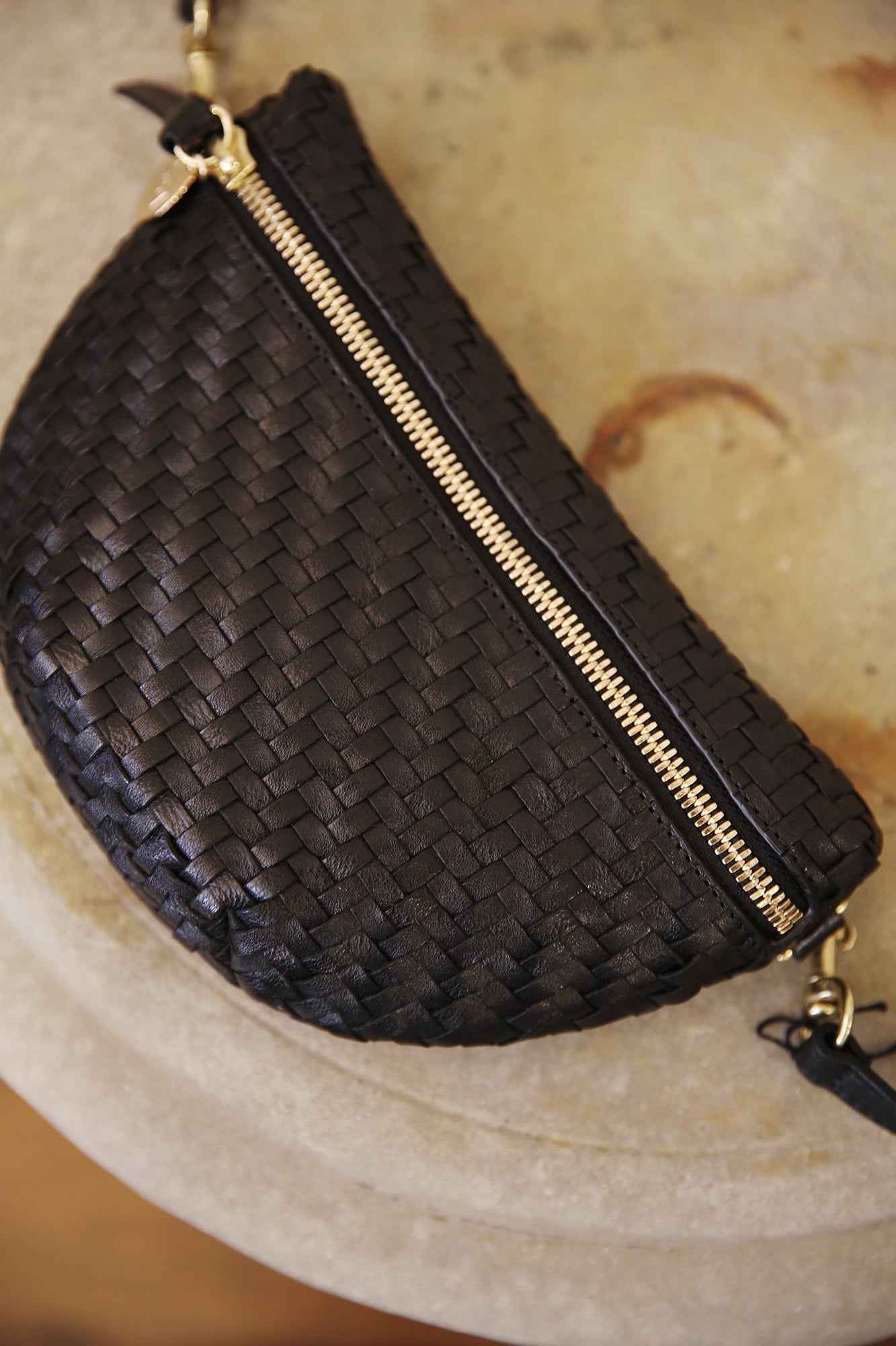 Petite Fanny Black Woven Zig-Zag