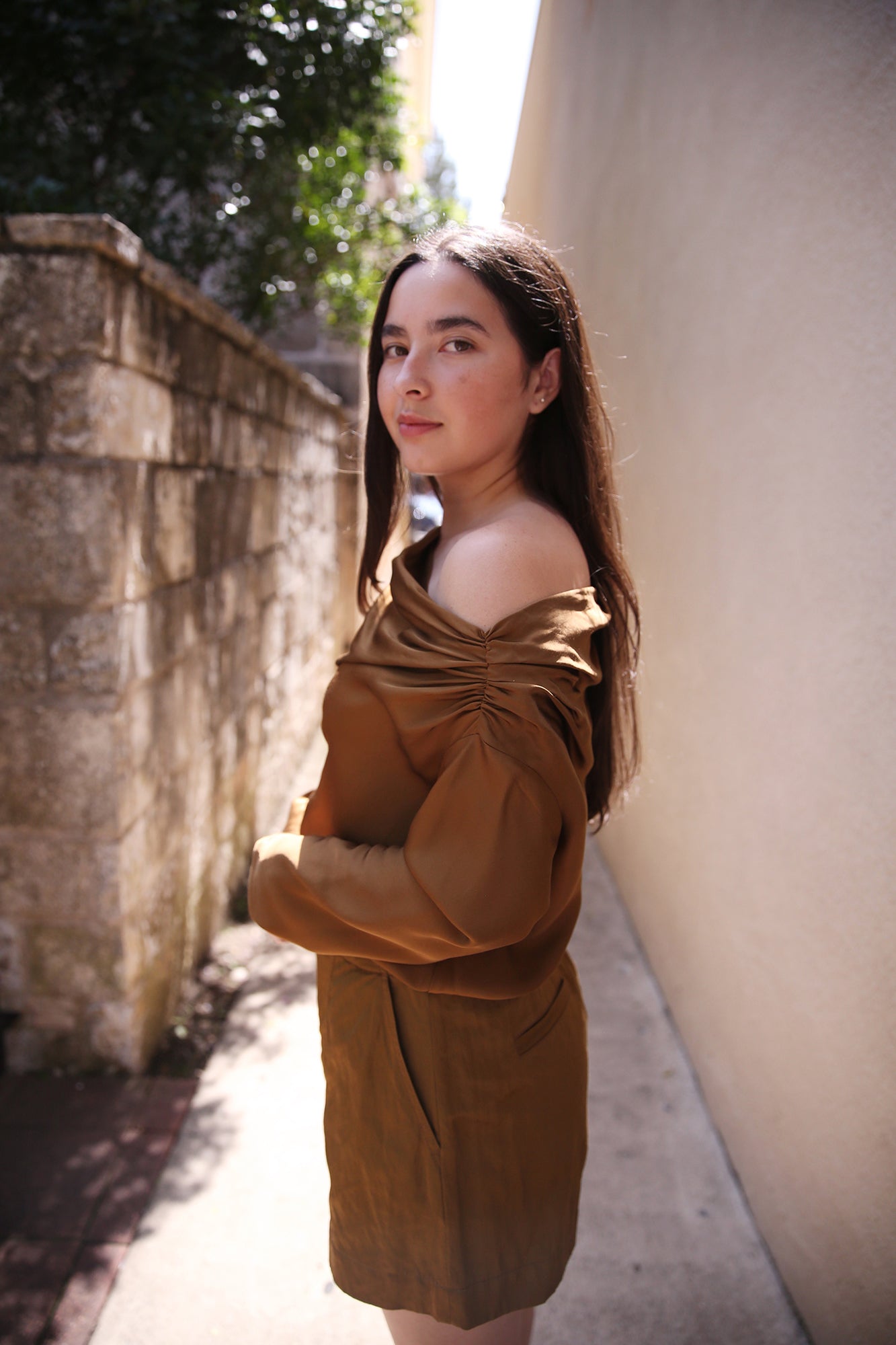 Piper Asymmetrical Neckline Top