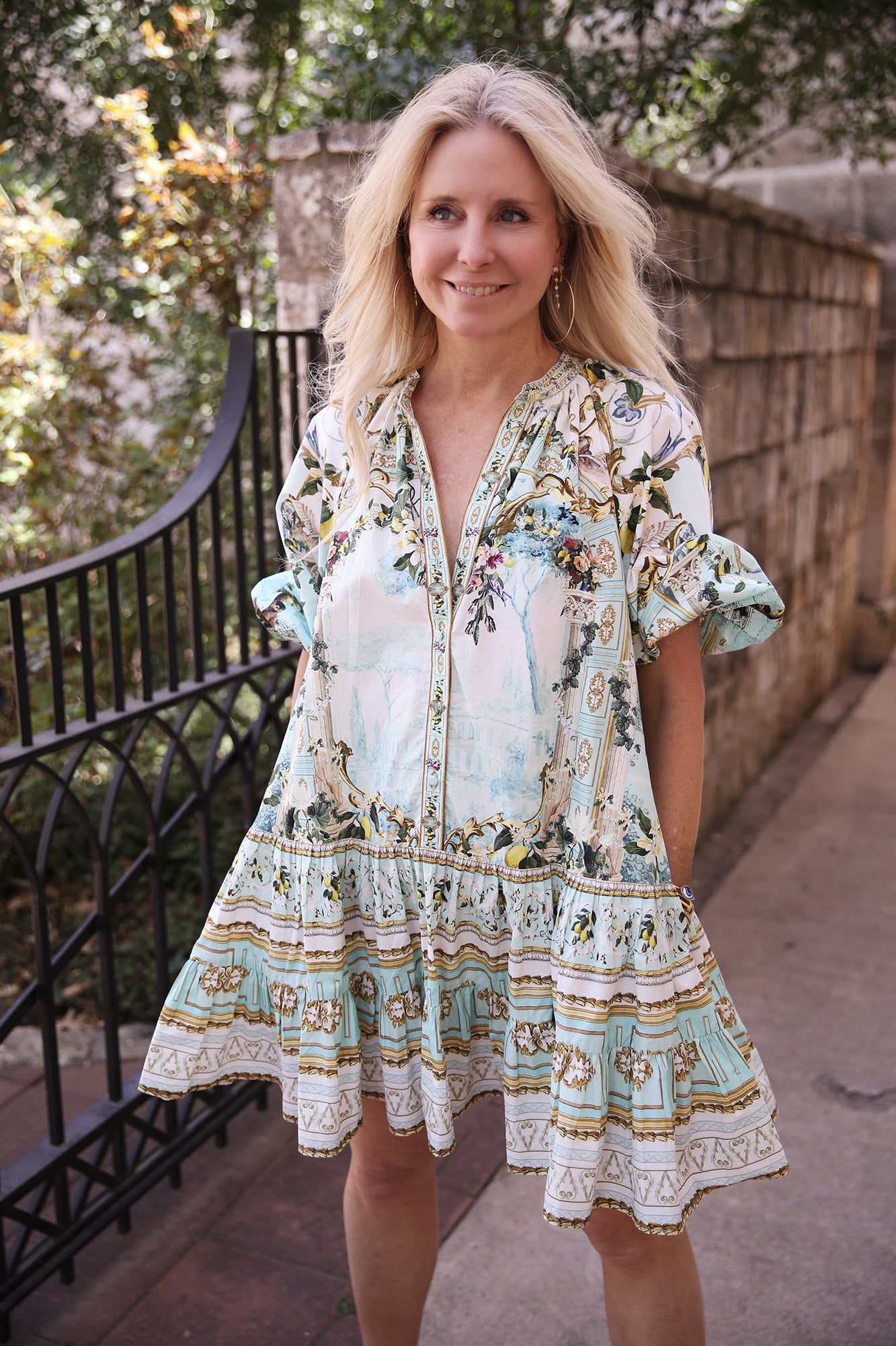 Puff Sleeve Shirt Dress Venus On A Vespa
