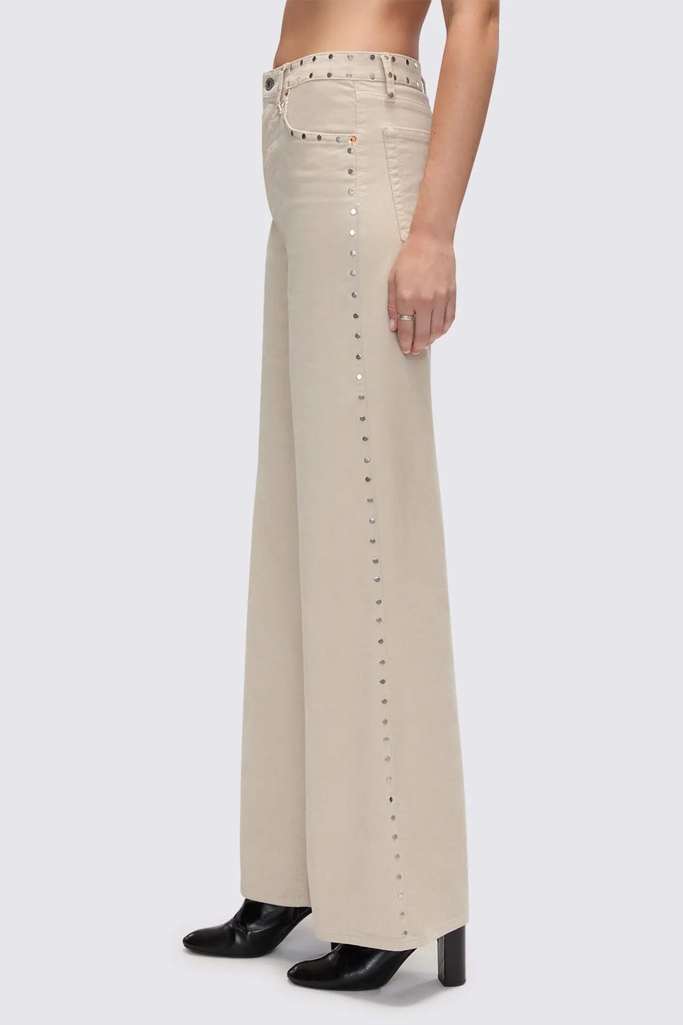Comfort Stretch Corduroy High Rise Wide Leg