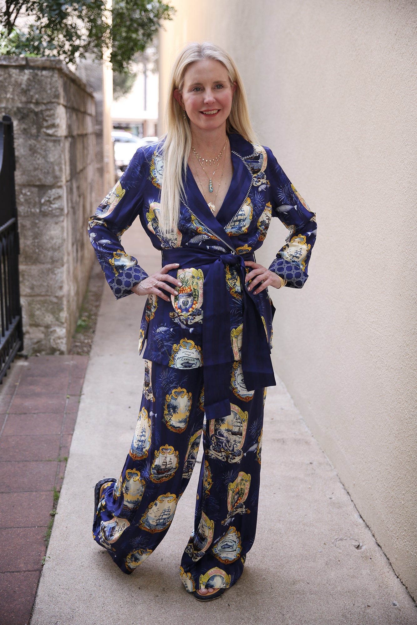 Wide Leg Waisted Pant Song Of Saint Anthony