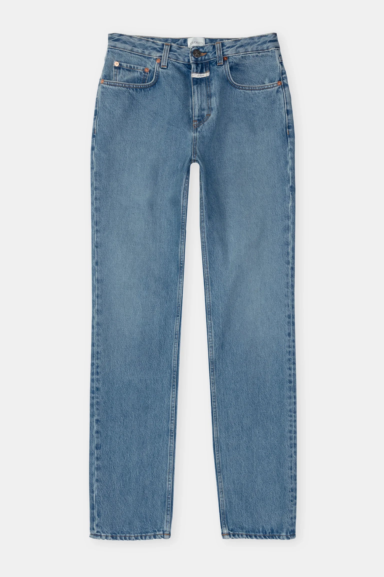 Roan Straight Jeans Mid Blue