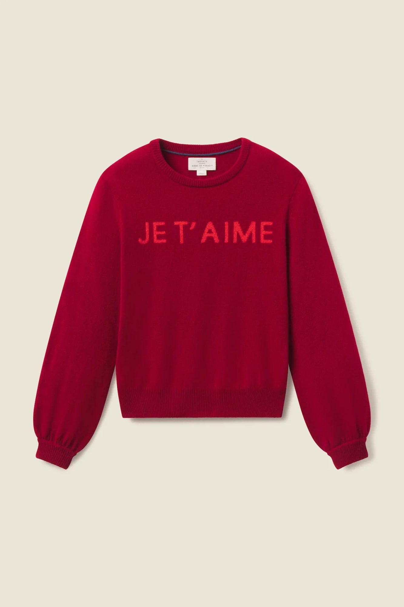 Ryann Sweater Je T'Aime Red