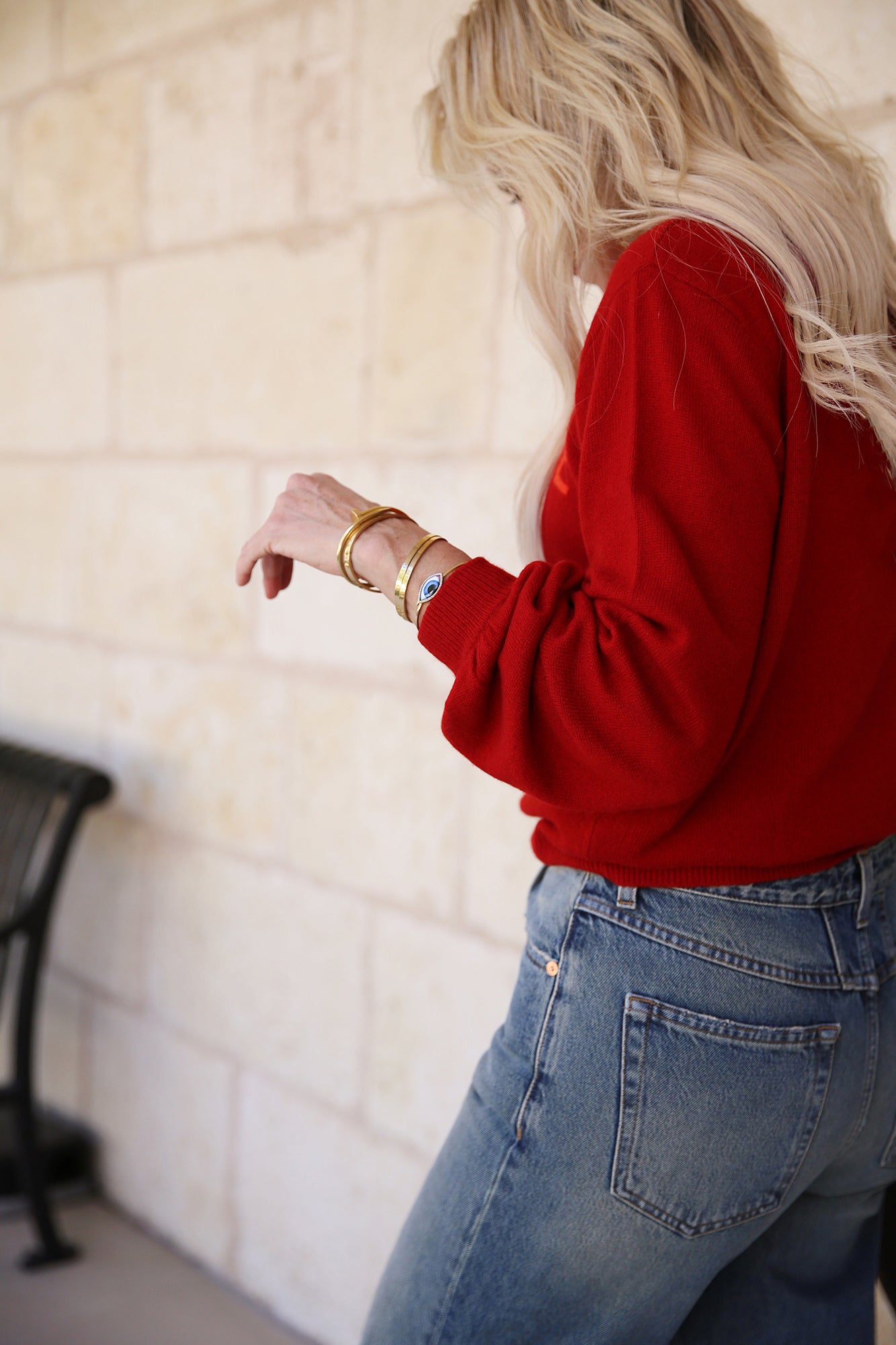 Ryann Sweater Je T'Aime Red