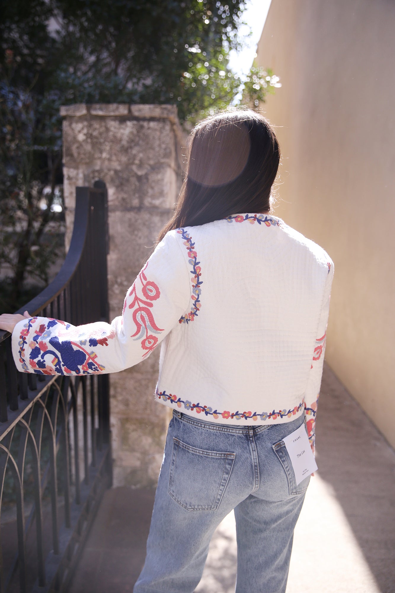 Eevi Embroidered Twill Jacket