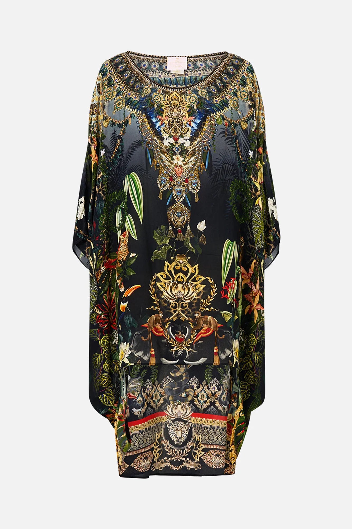 Scoop Back Hem Dress Ready For My Welcome Drink
