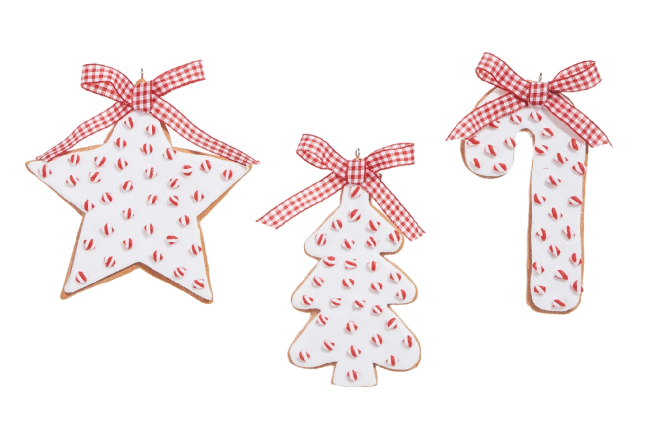 Peppermint Sprinkles Cookie Ornament