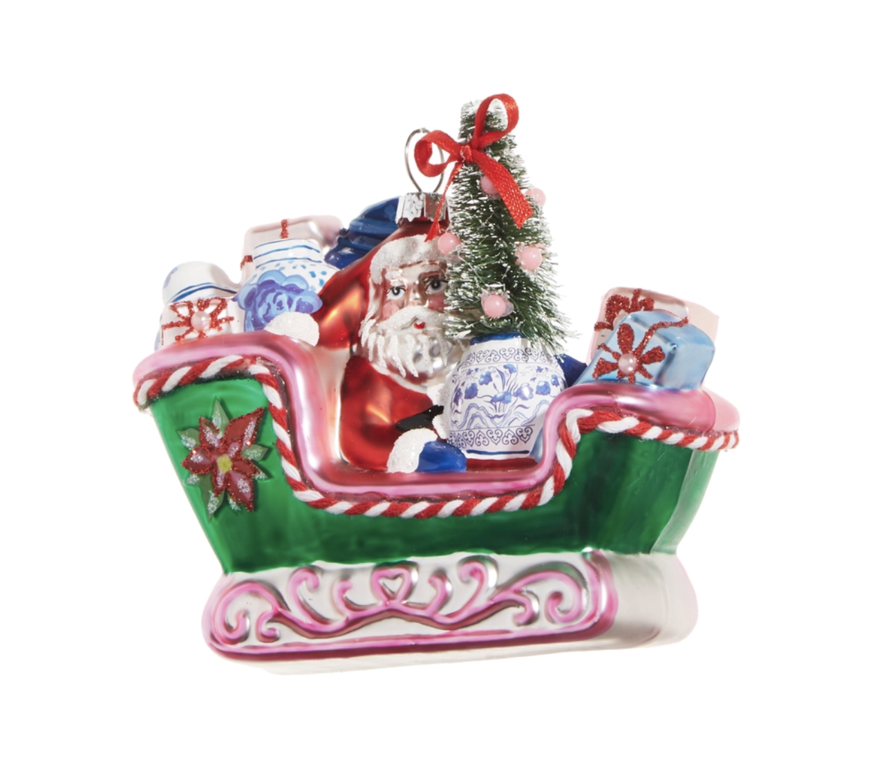 Chinoiserie Sleigh Ride Ornament